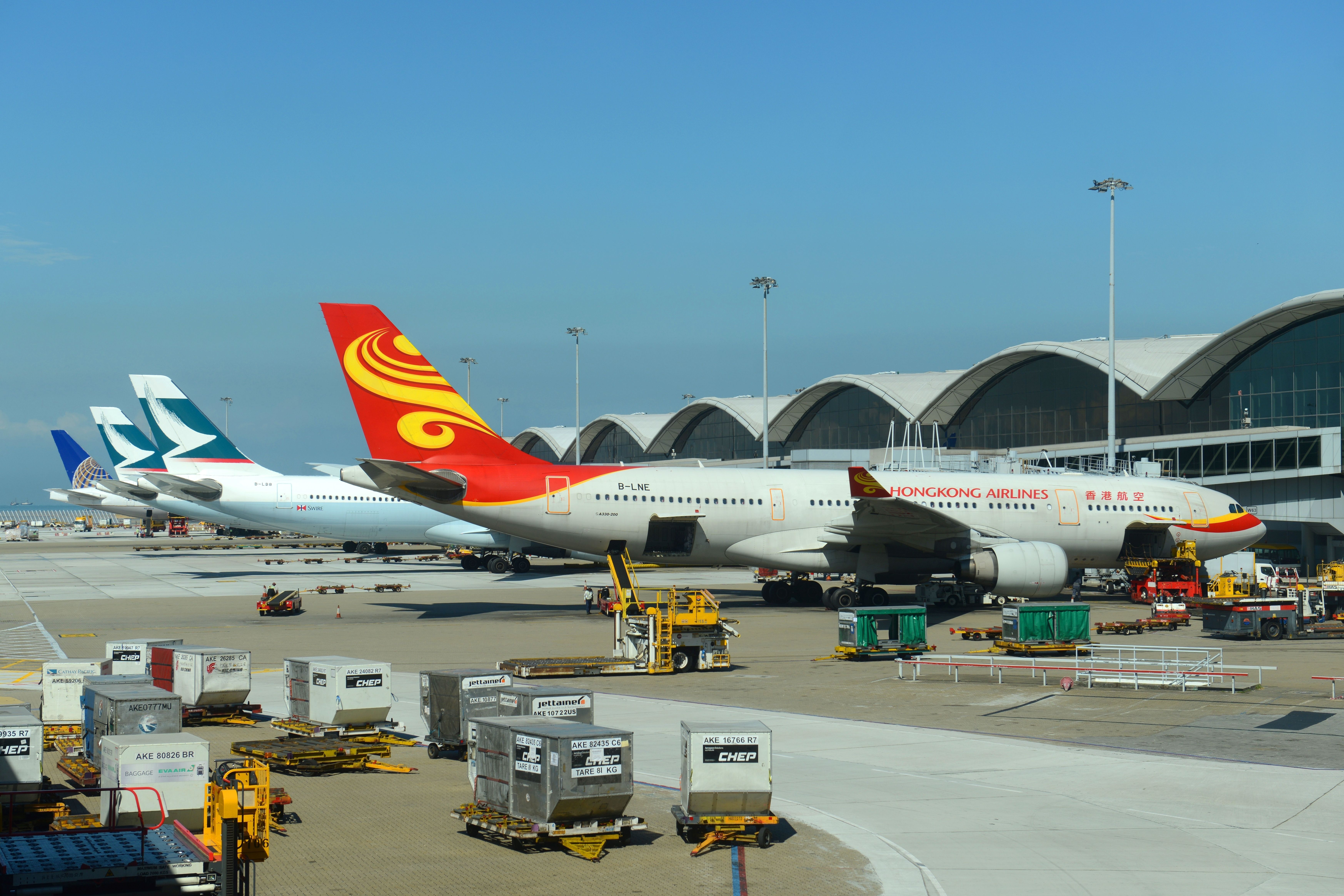 HongKong Airlines Airbus 330-200 at Hong Kong International Airport (Chek Lap Kok Airport)