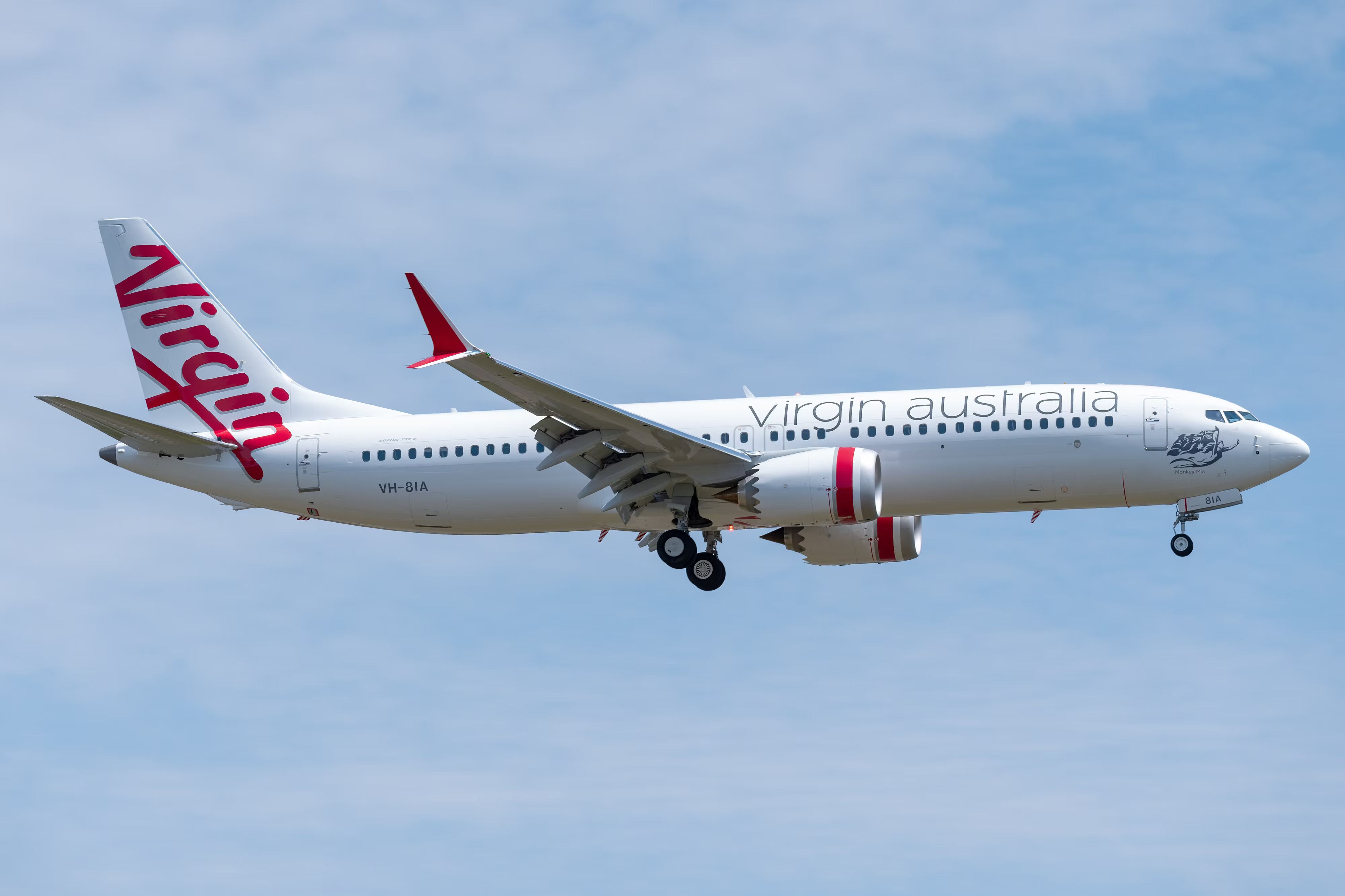 Virgin Australia 737-8 MAX VH-8IA Preston Fiedler 