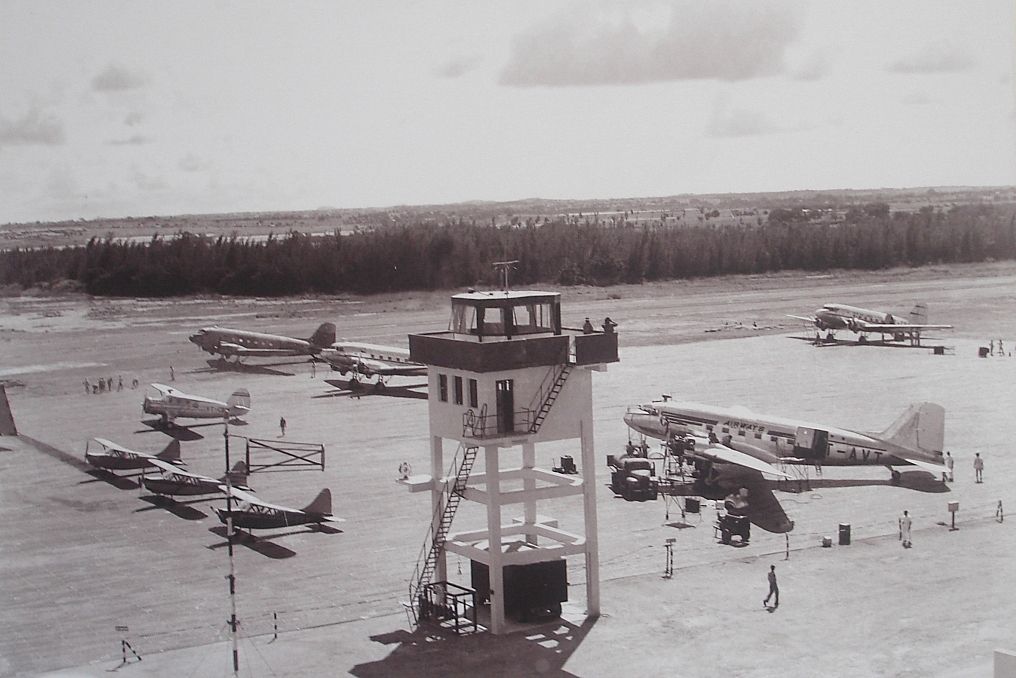 A view of the HAL Airport, Bangalore in 1947