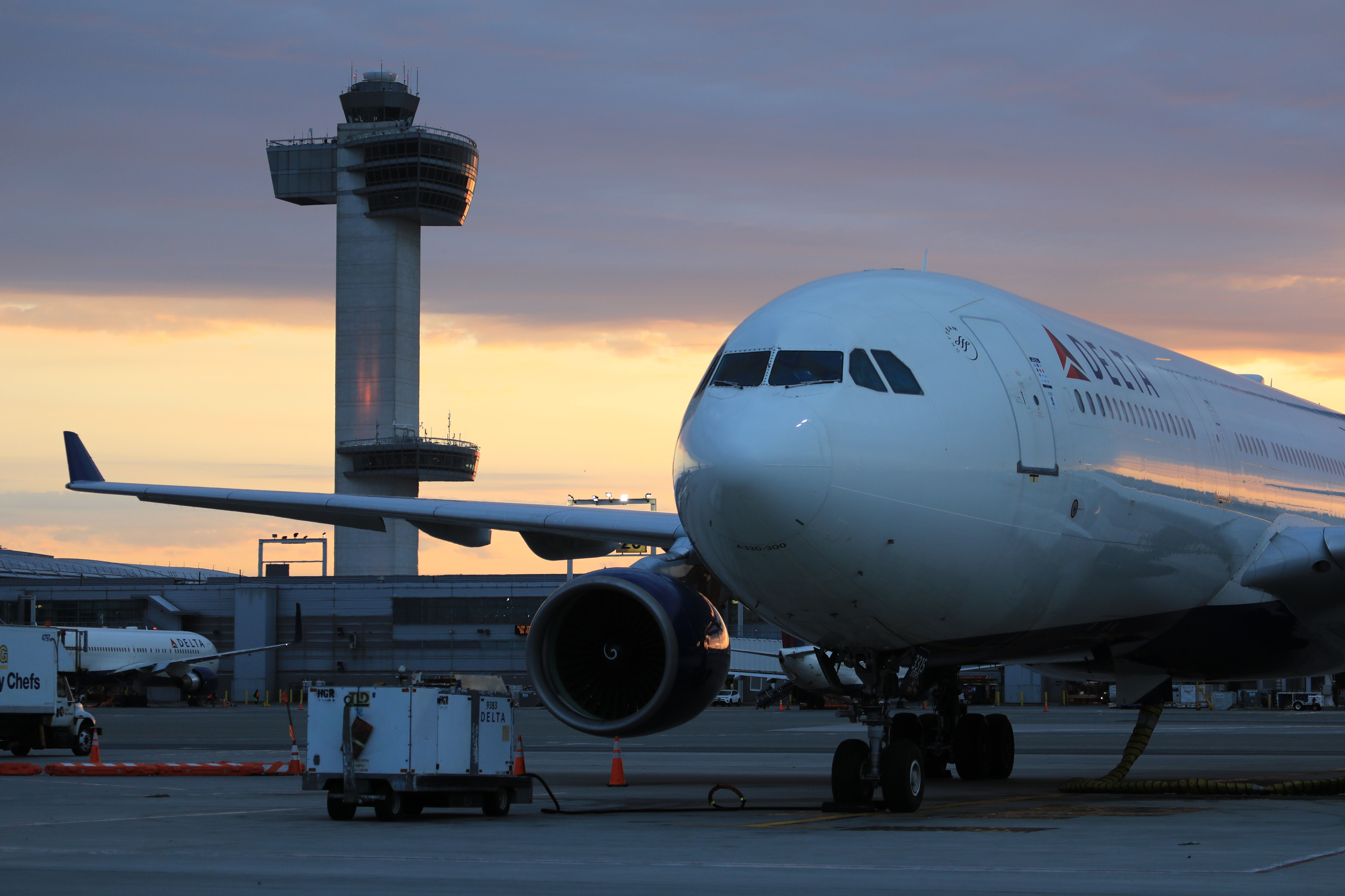 Delta Air Lines A330 at New York John F. Kennedy International Airport. 