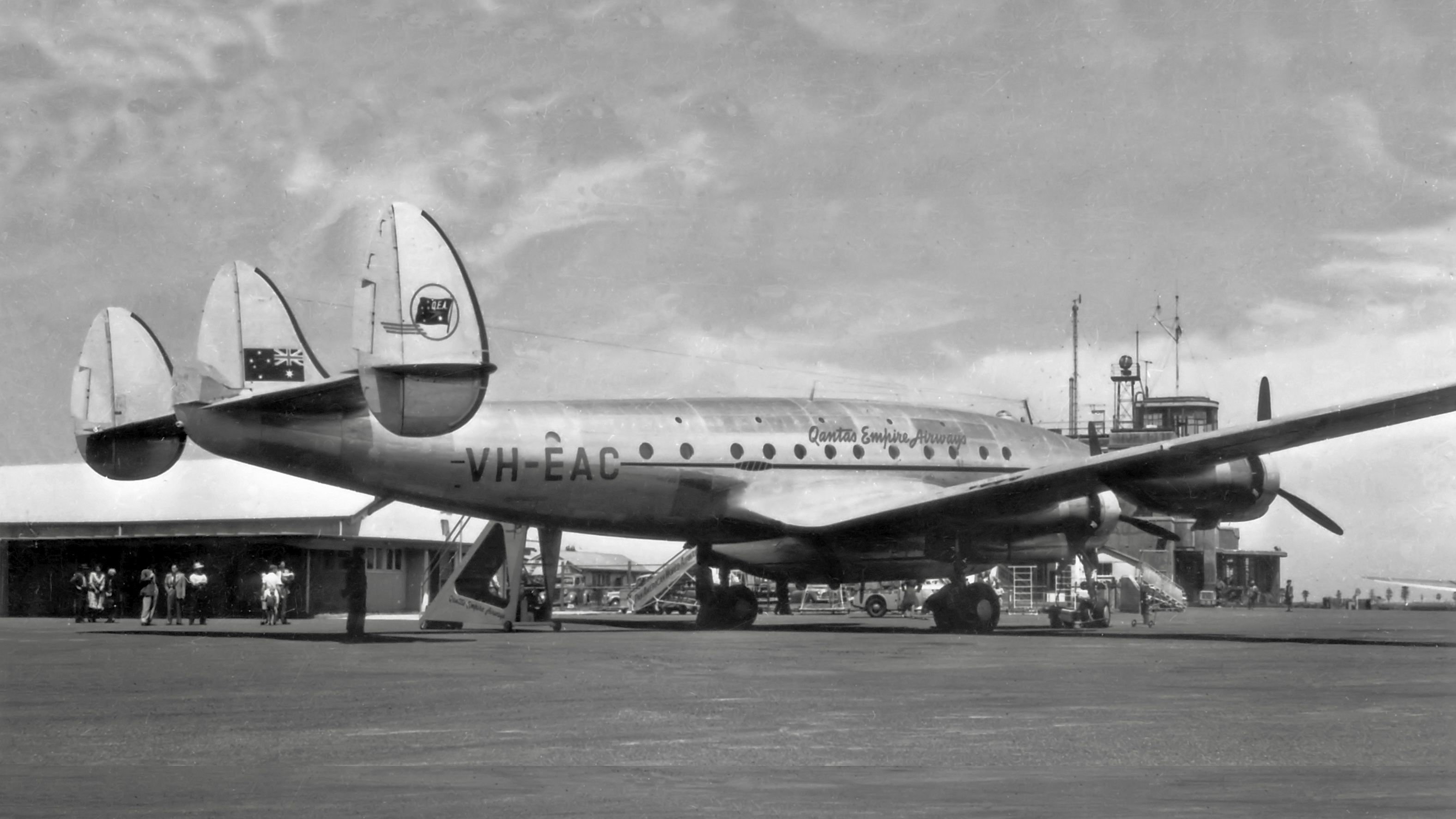 A Qantas Lockheed Constellation in 1947.