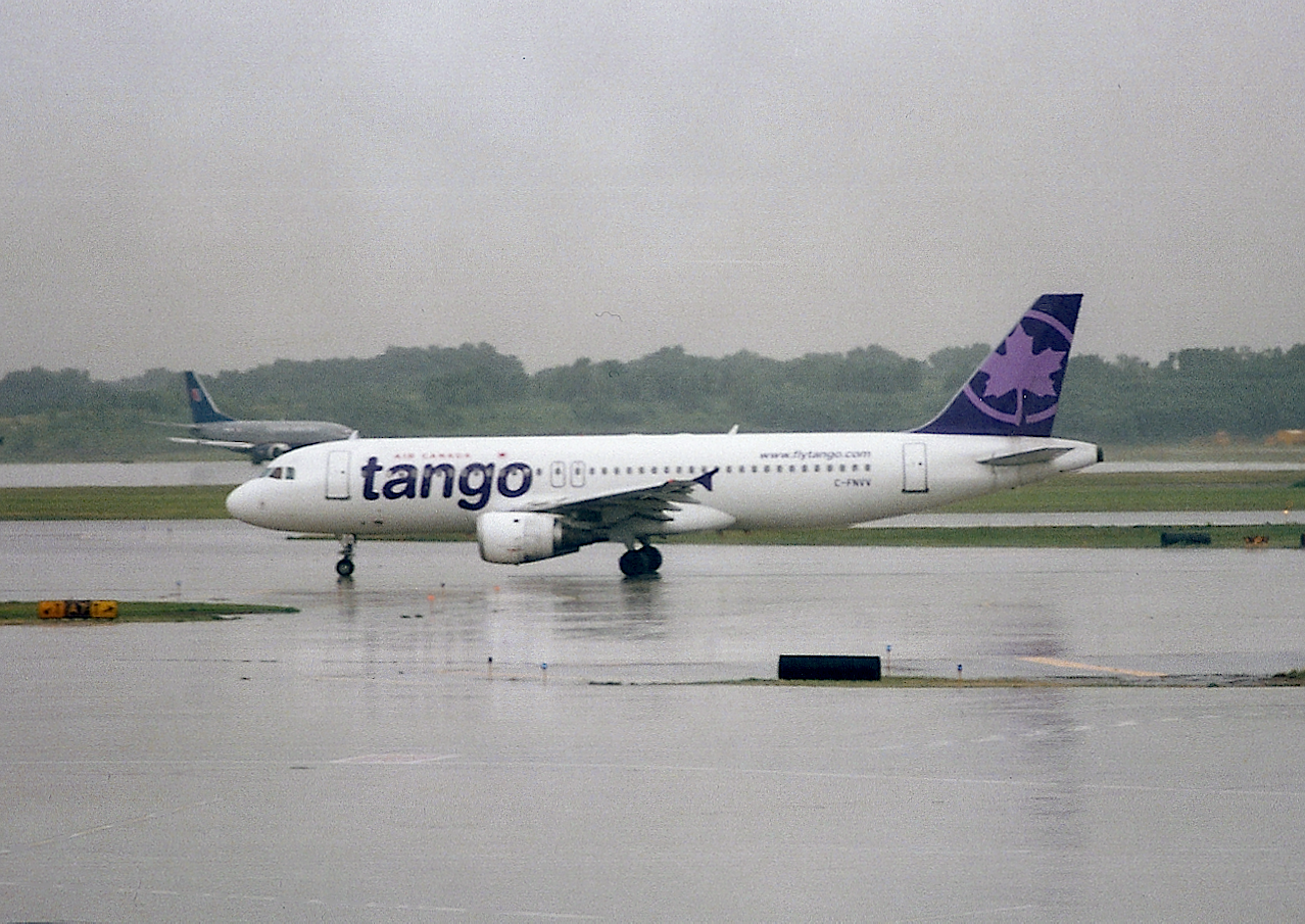 An Air Canada Tango Airbus A320 In Chicago.