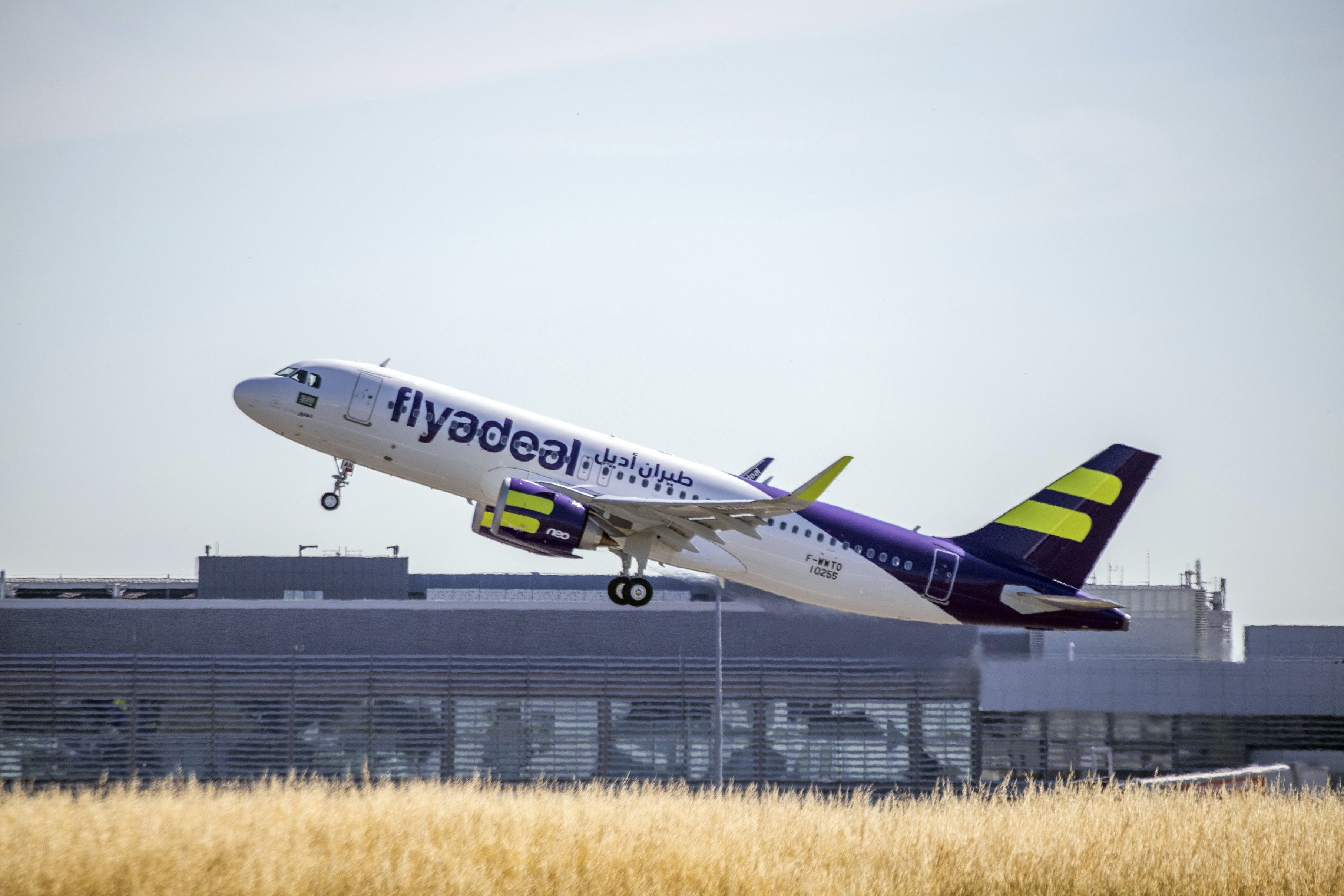 Flyadeal Airbus A320neo Taking Off