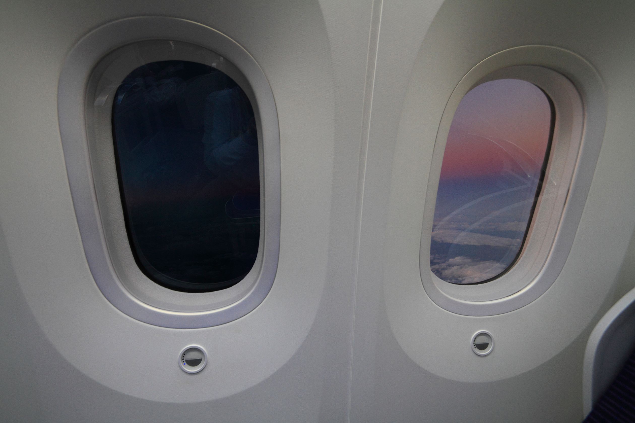 Which Private Jets Have Self Tinting Windows?
