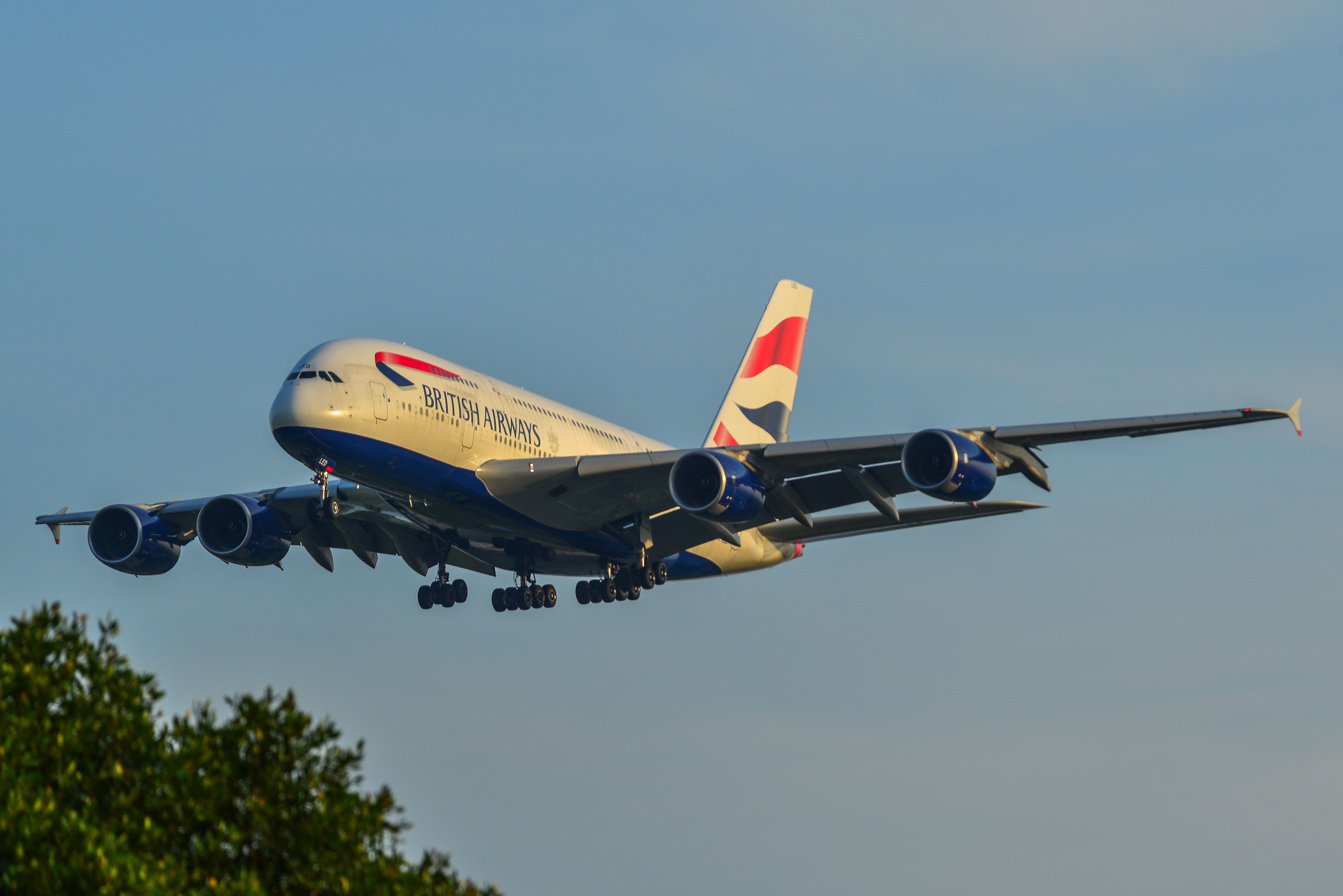 BA A380 landing-1