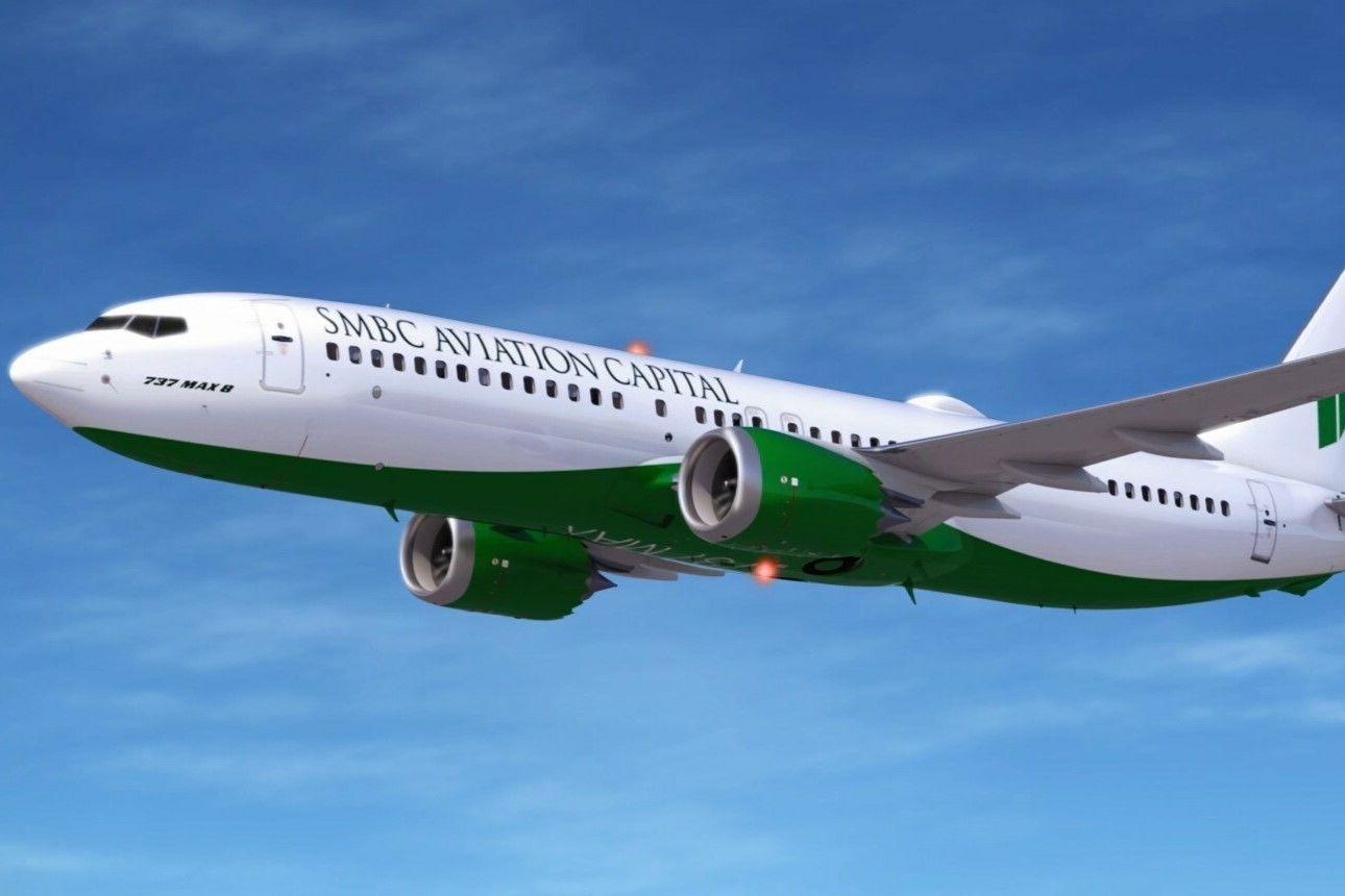 Boeing 737 MAX SMBC Aviation Capital Livery Rendering