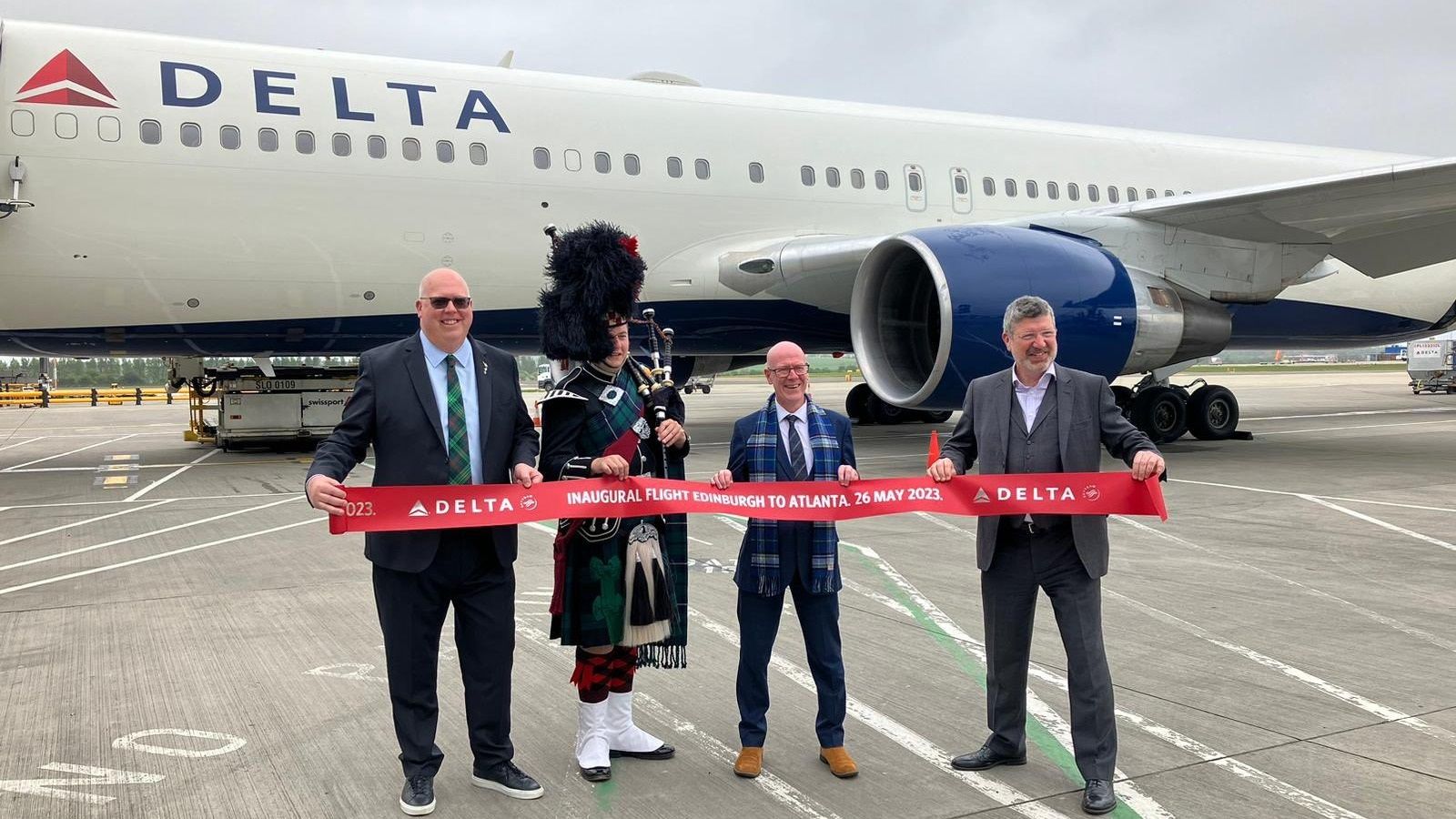 Delta Atlanta Edinburgh relaunch May 2023