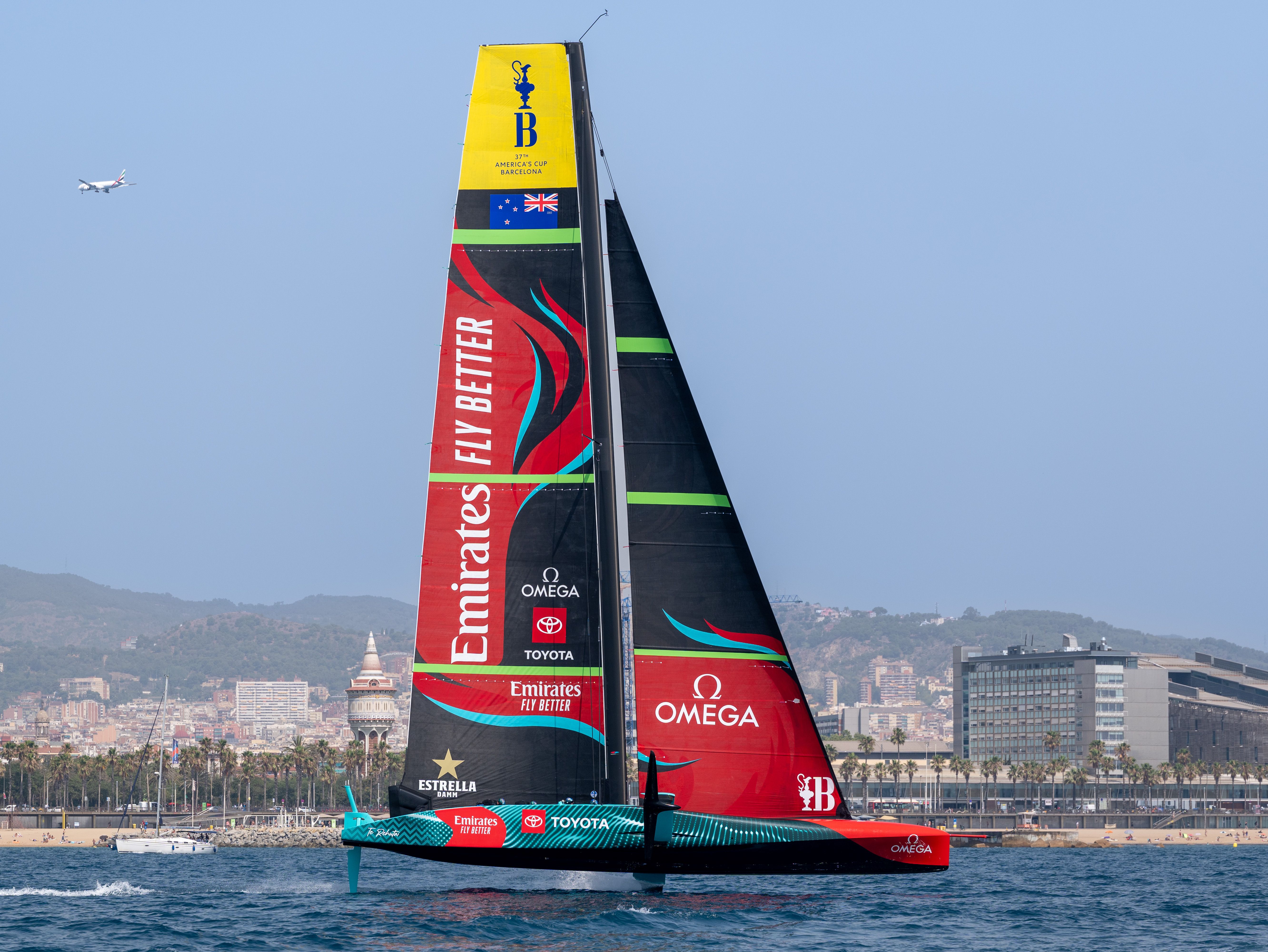 Emirates Team New Zealand sailing boat