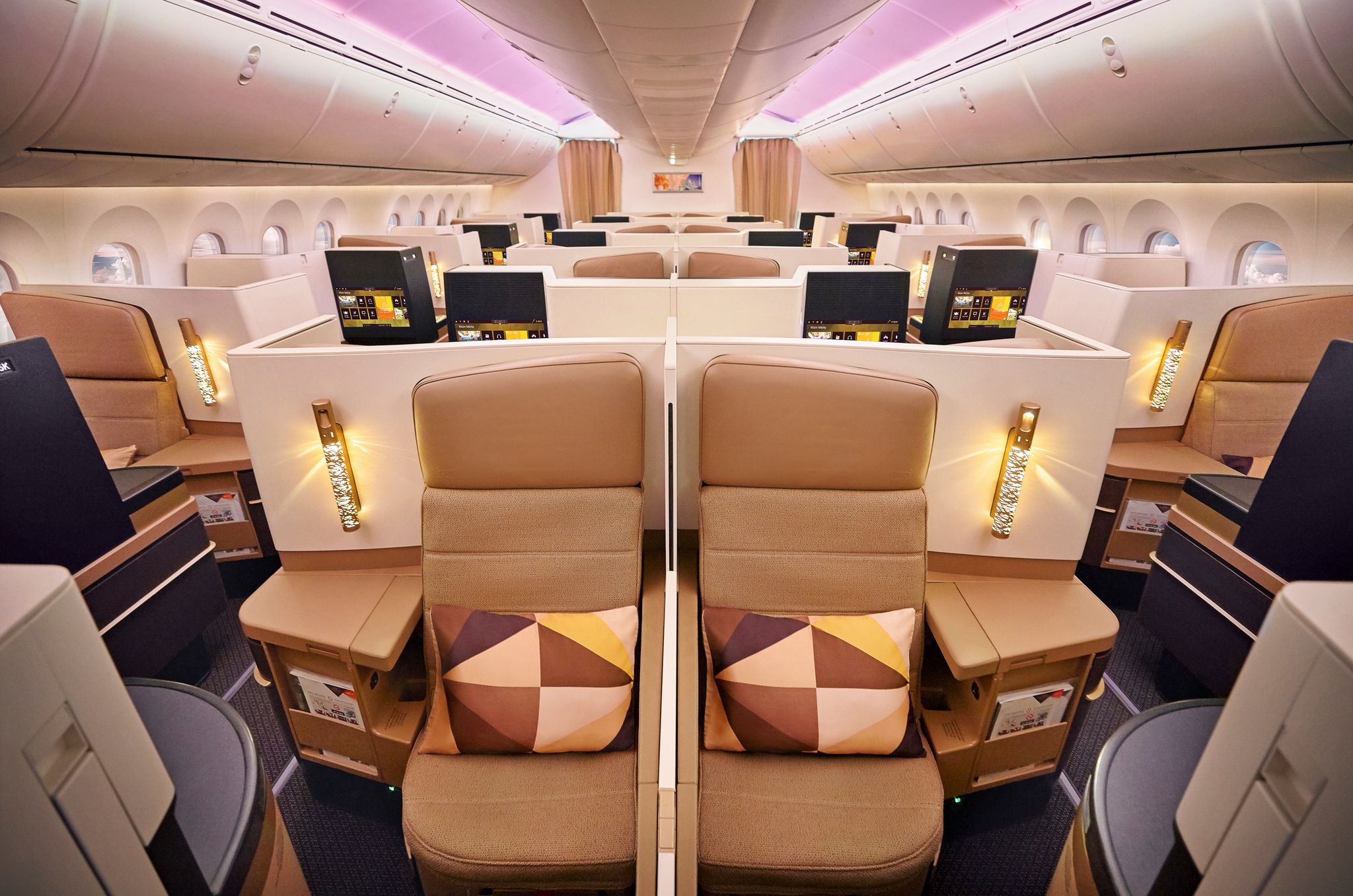 Which Etihad Airways Planes Have The Largest Business Class