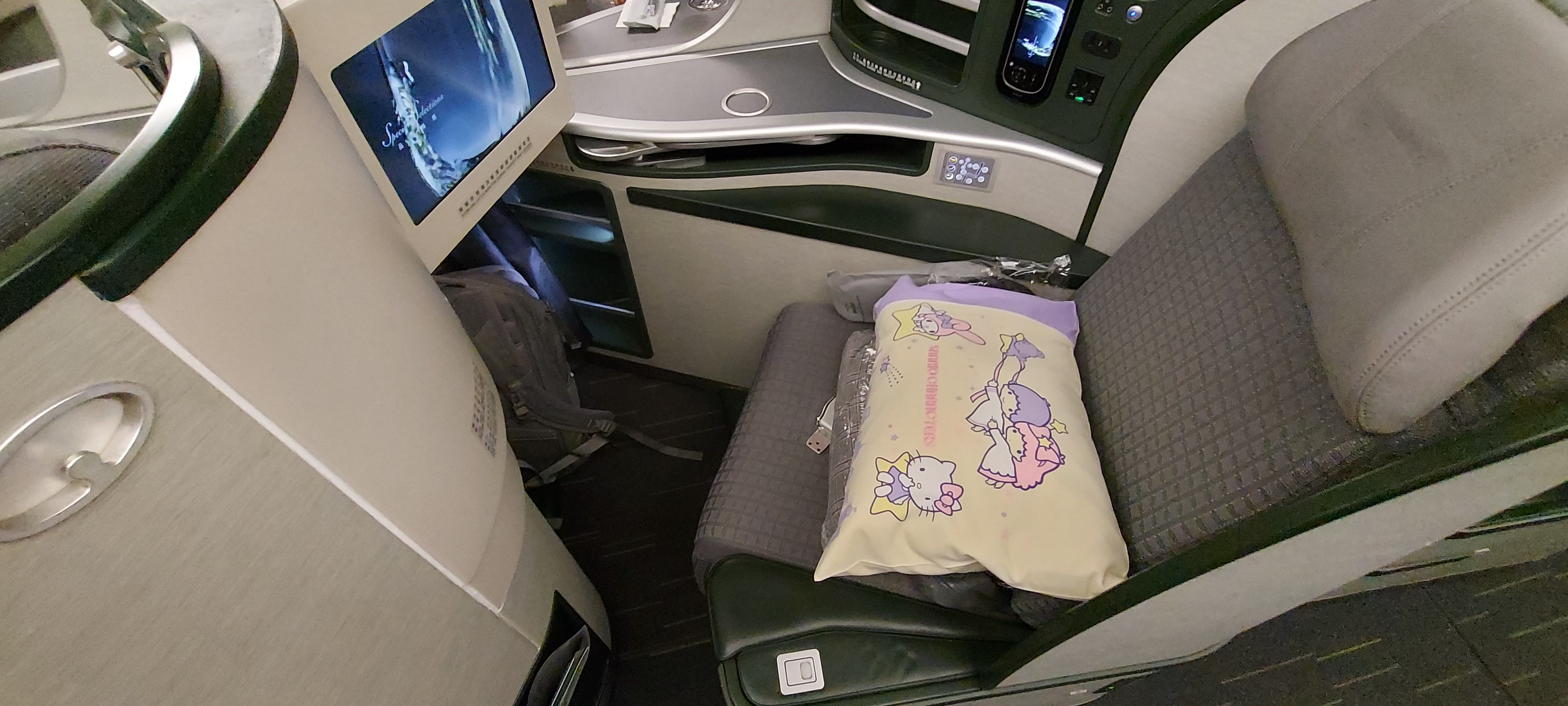 EVA Air's Royal Laurel Business Class Seat on the Boeing 777-300ER.