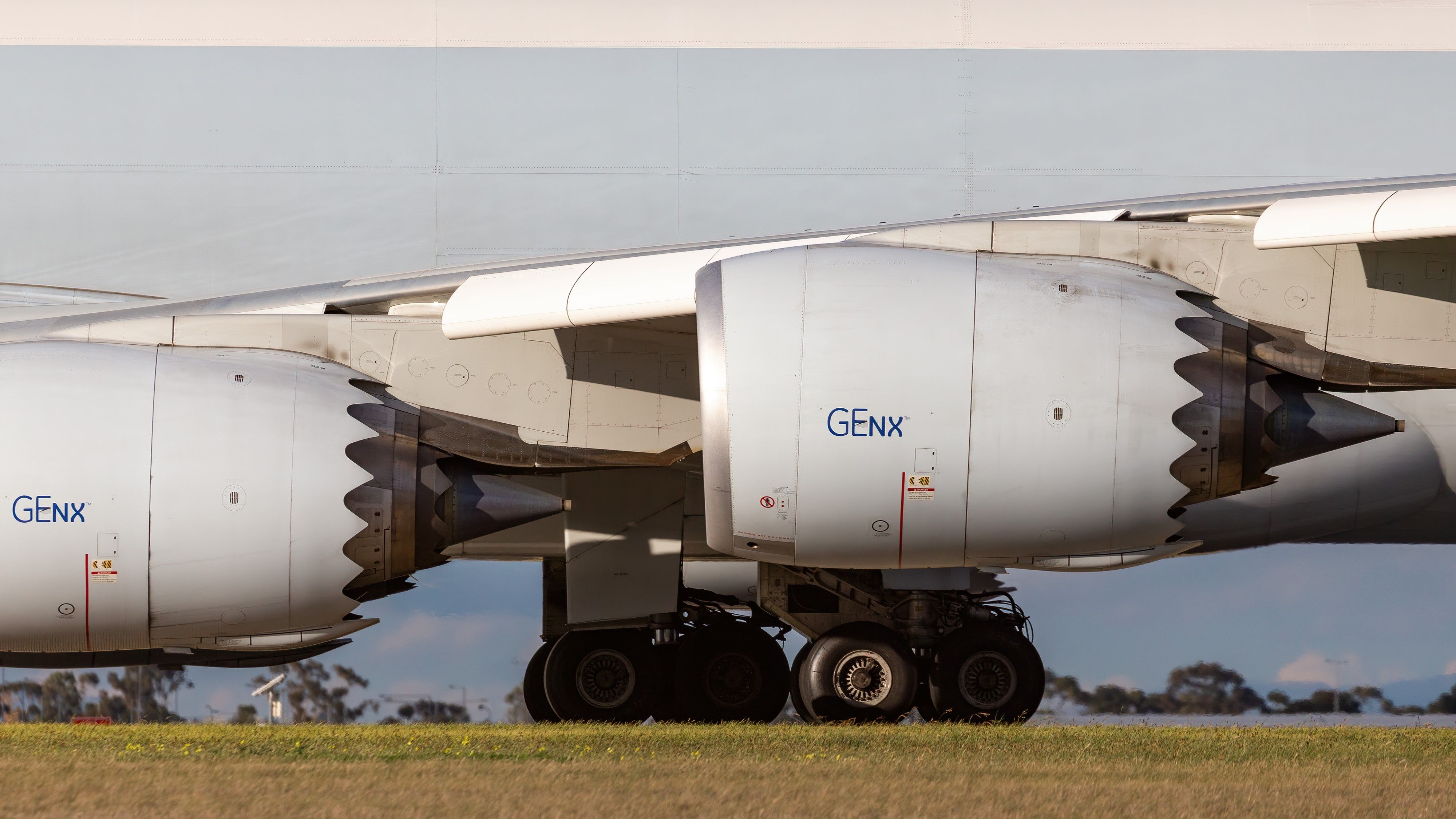 GE Engines on a Boeing 747-8 