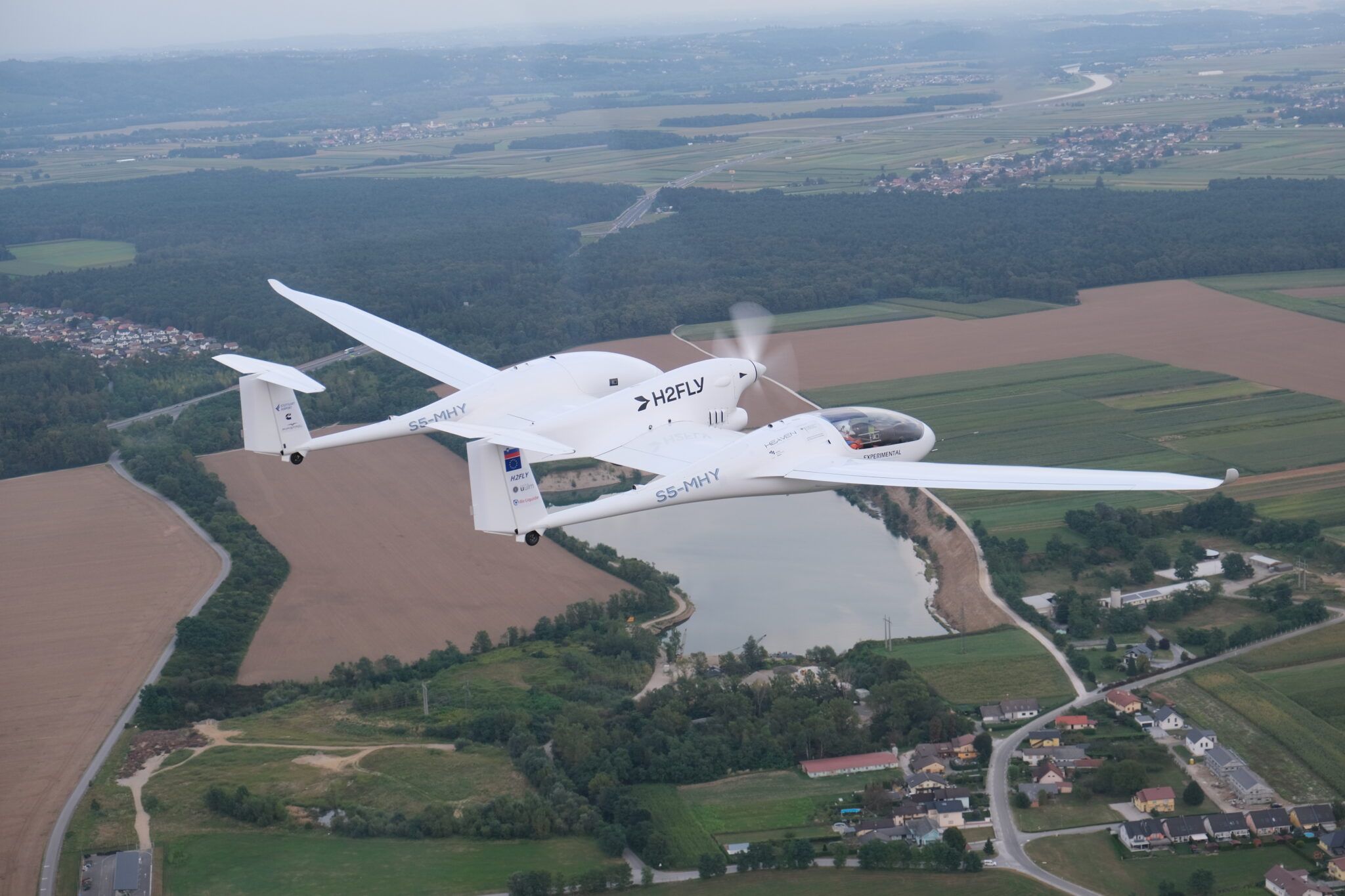 H2FLY hydrogen-powered demonstrator aircraft.