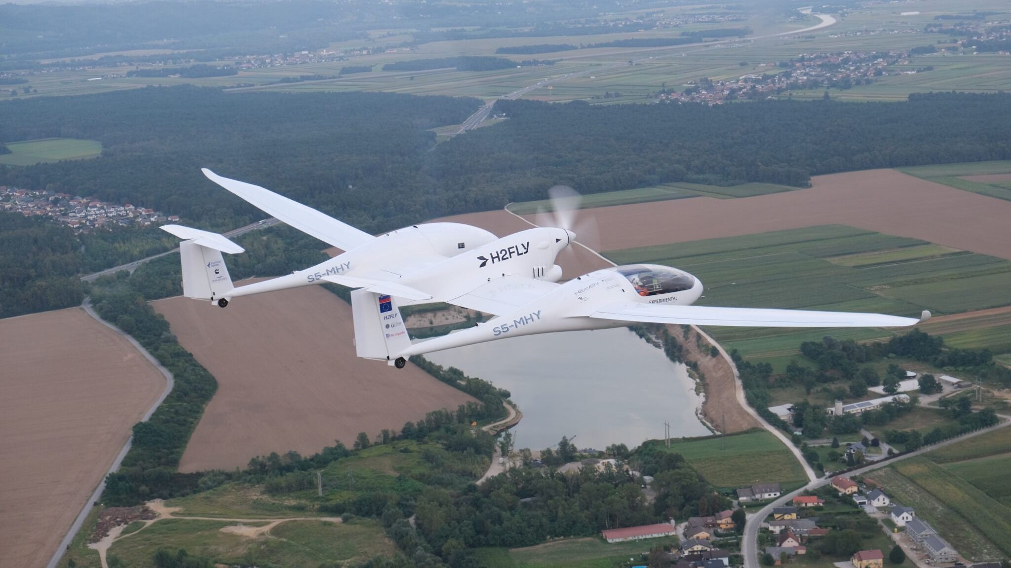 H2FLY hydrogen-powered demonstrator aircraft.