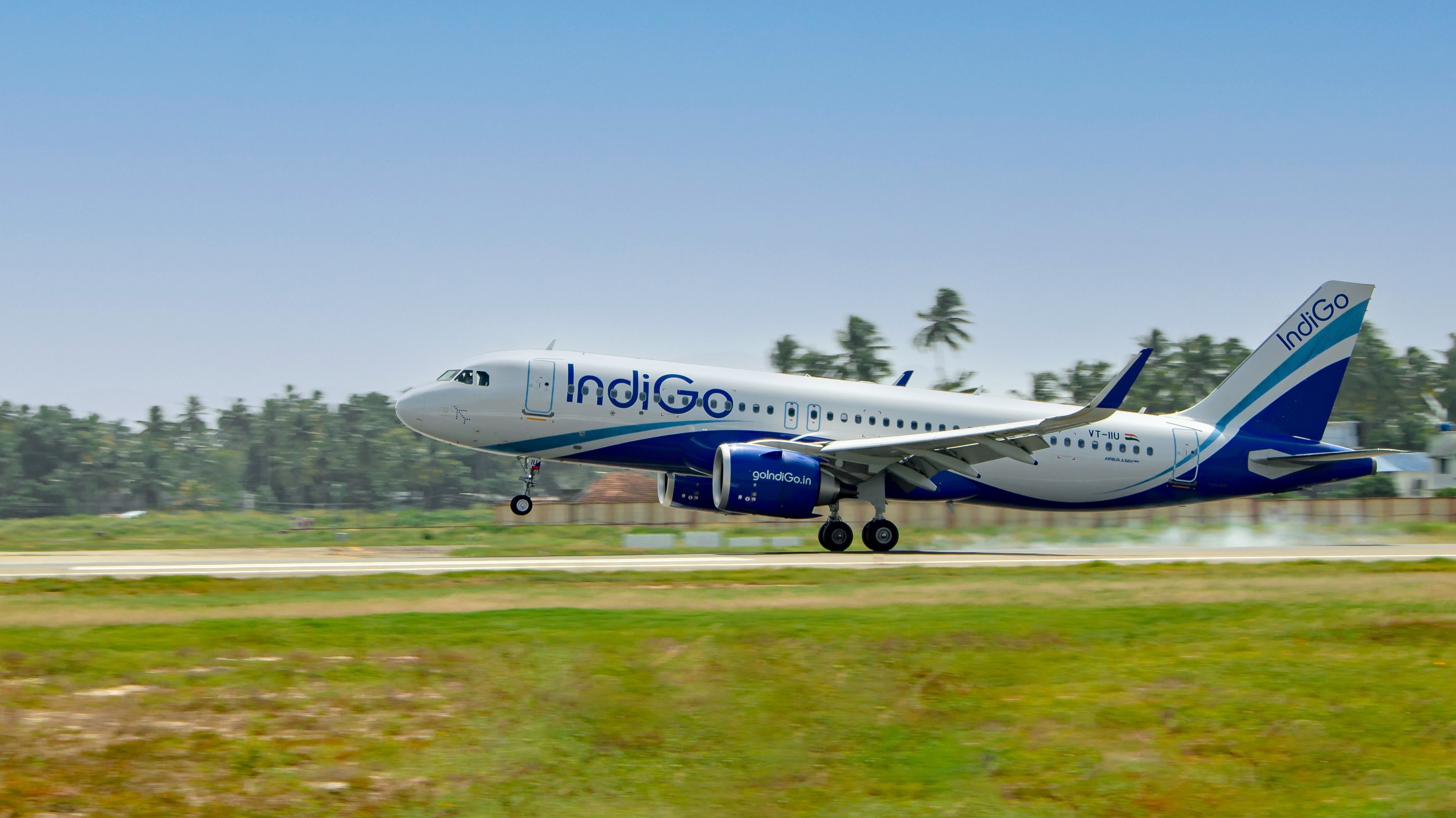 IndiGo A320 landing