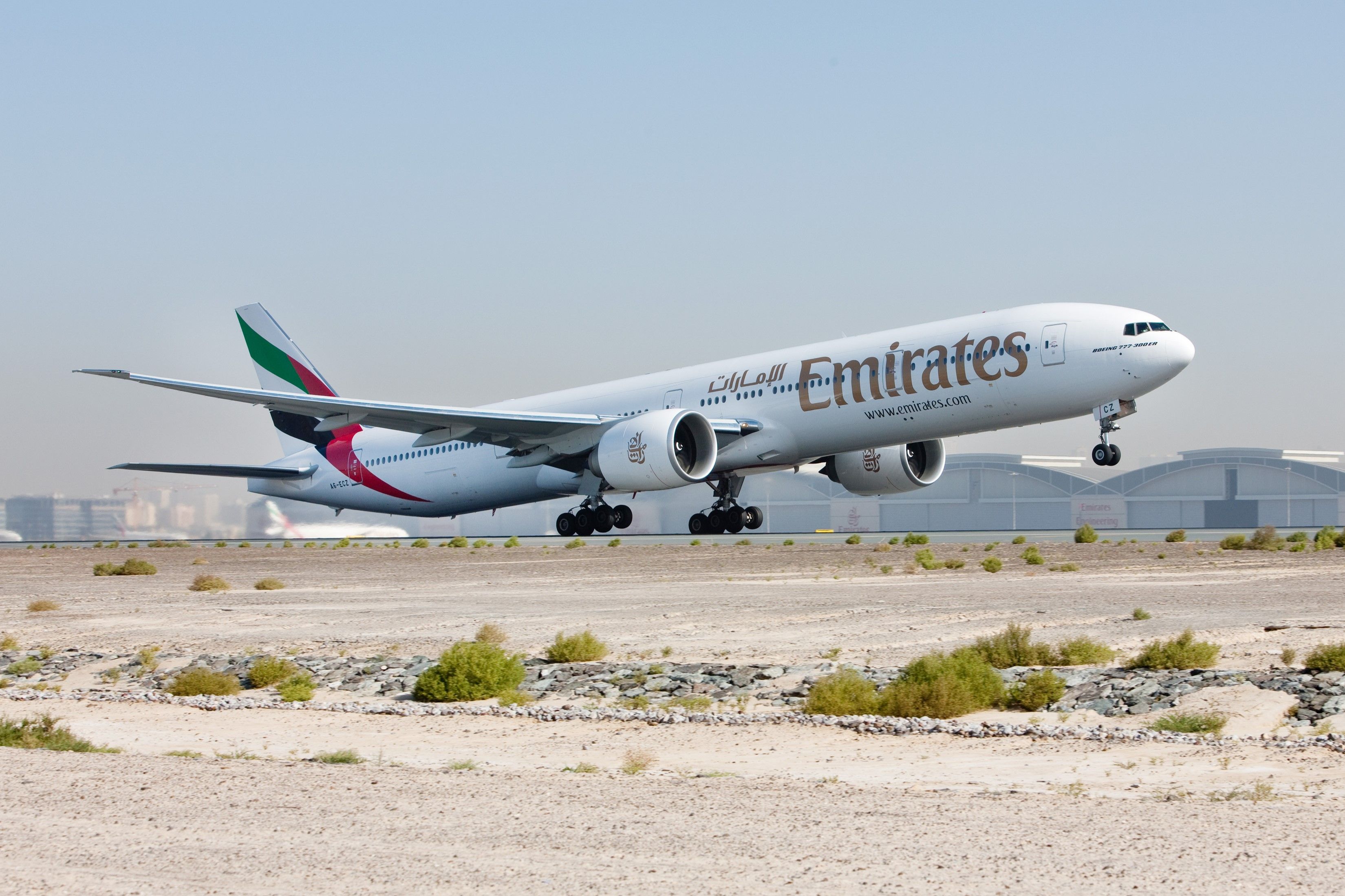 Emirates Boeing 777 Taking Off