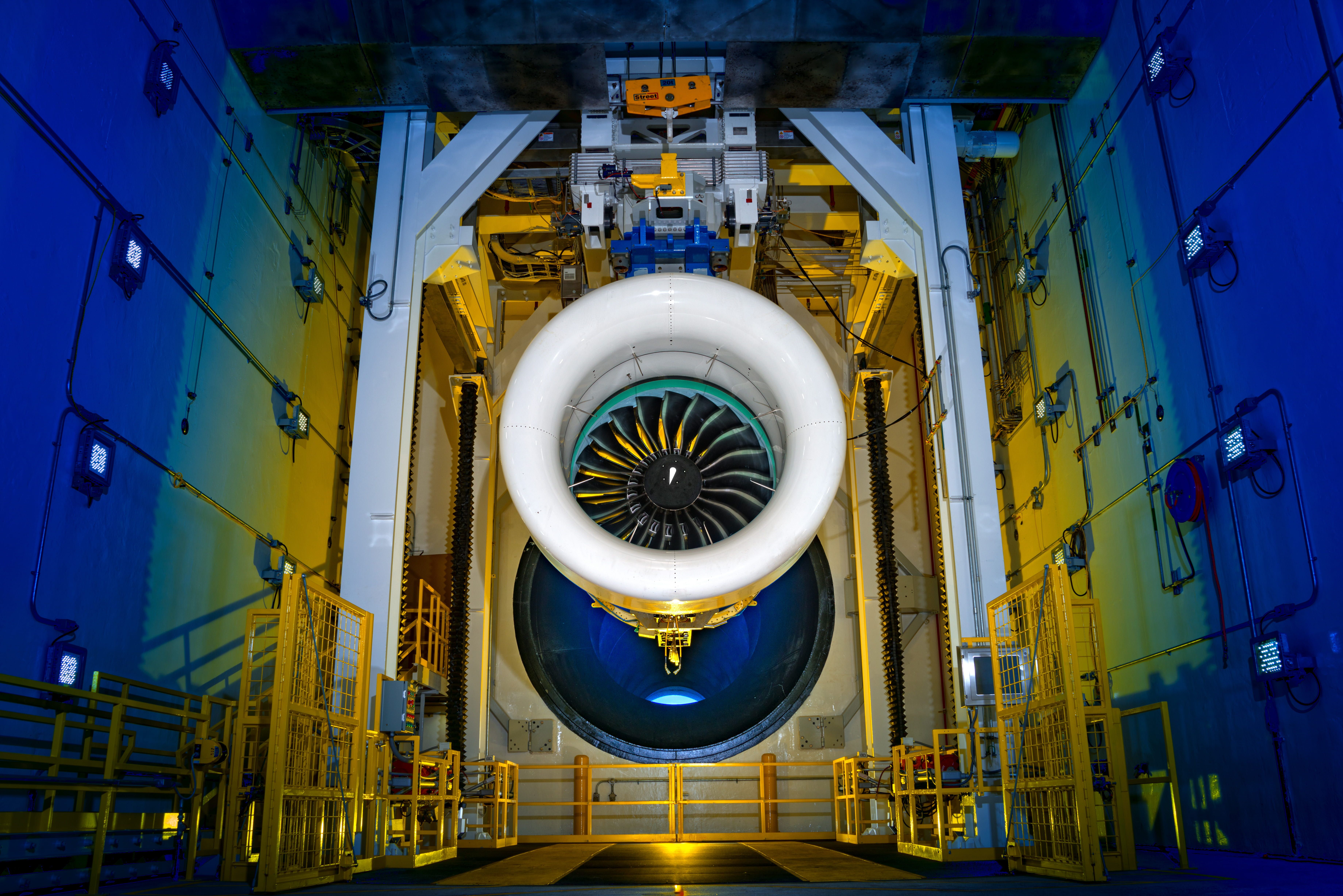 PW1100G-JM_Engine test stand by Pratt & Whitney