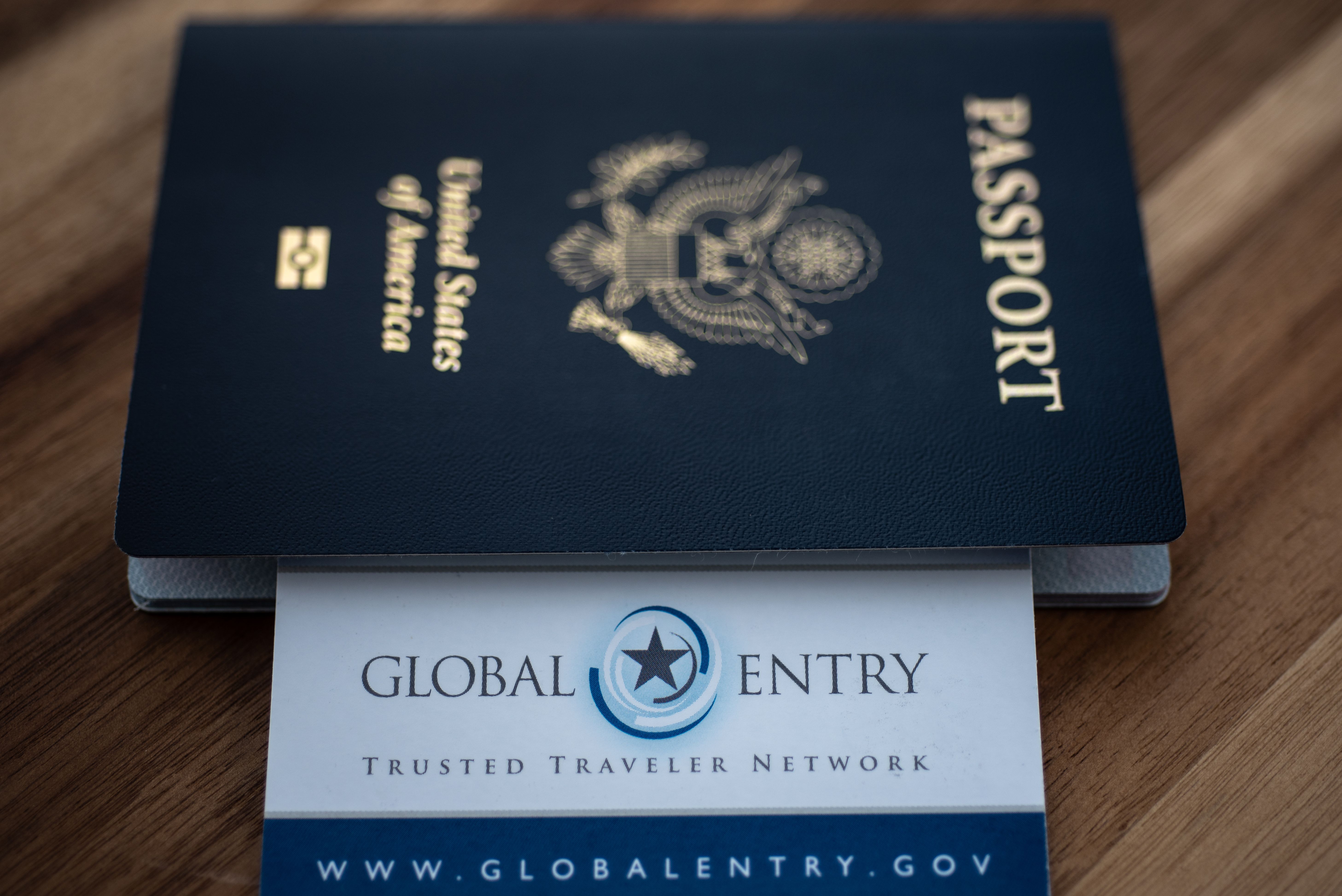 passport and global entry card