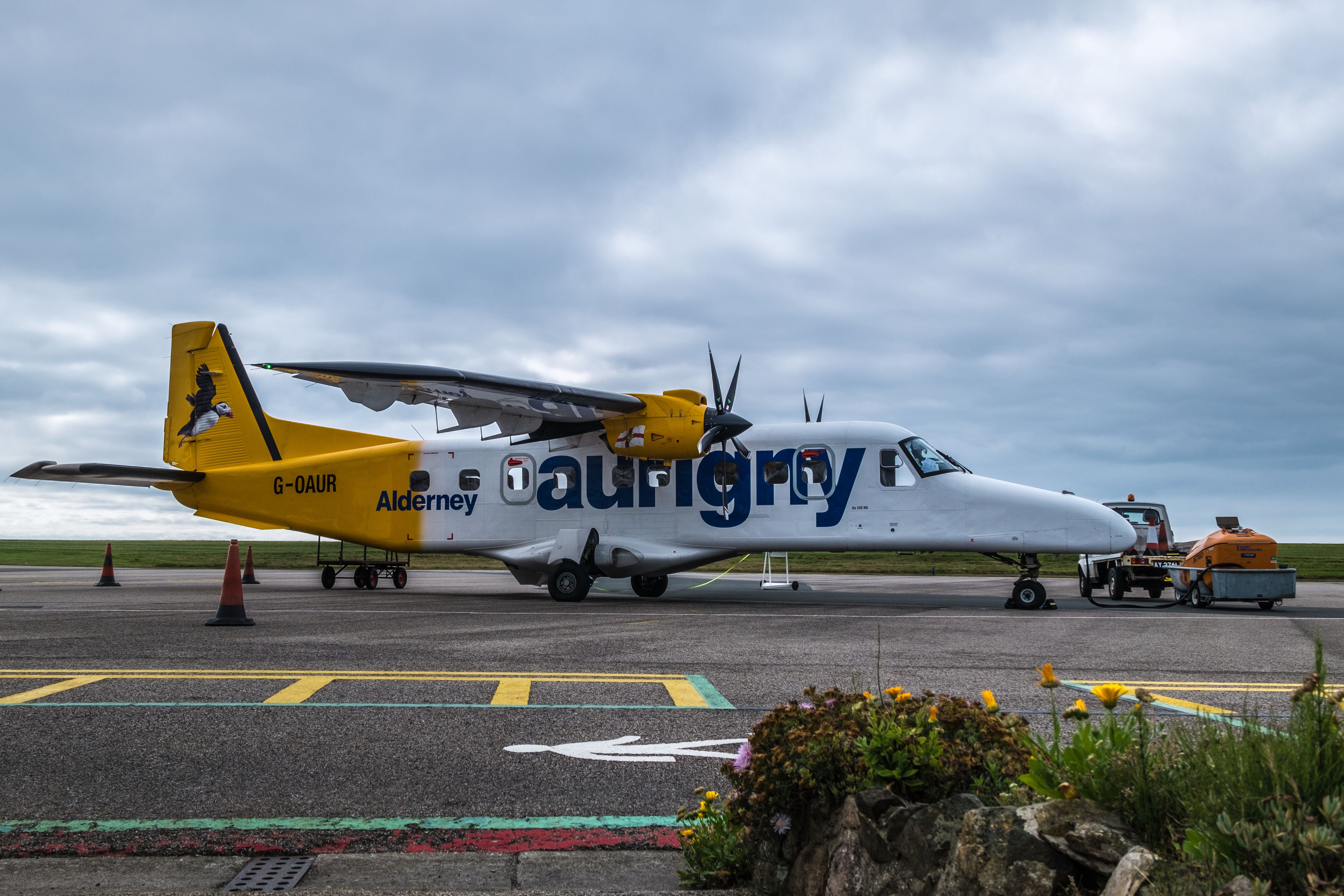 Aurigny Dornier 228 At Alderney Airport