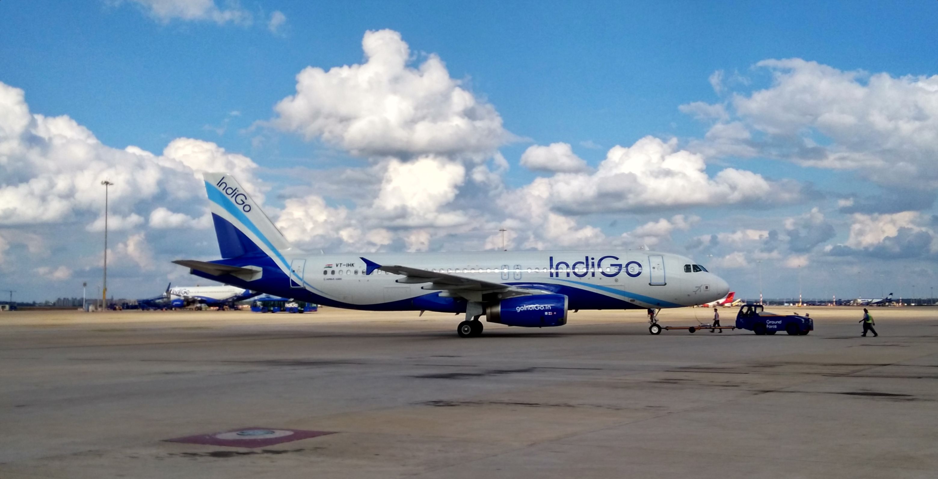 IndiGo Airbus A320 at Bengaluru Airport