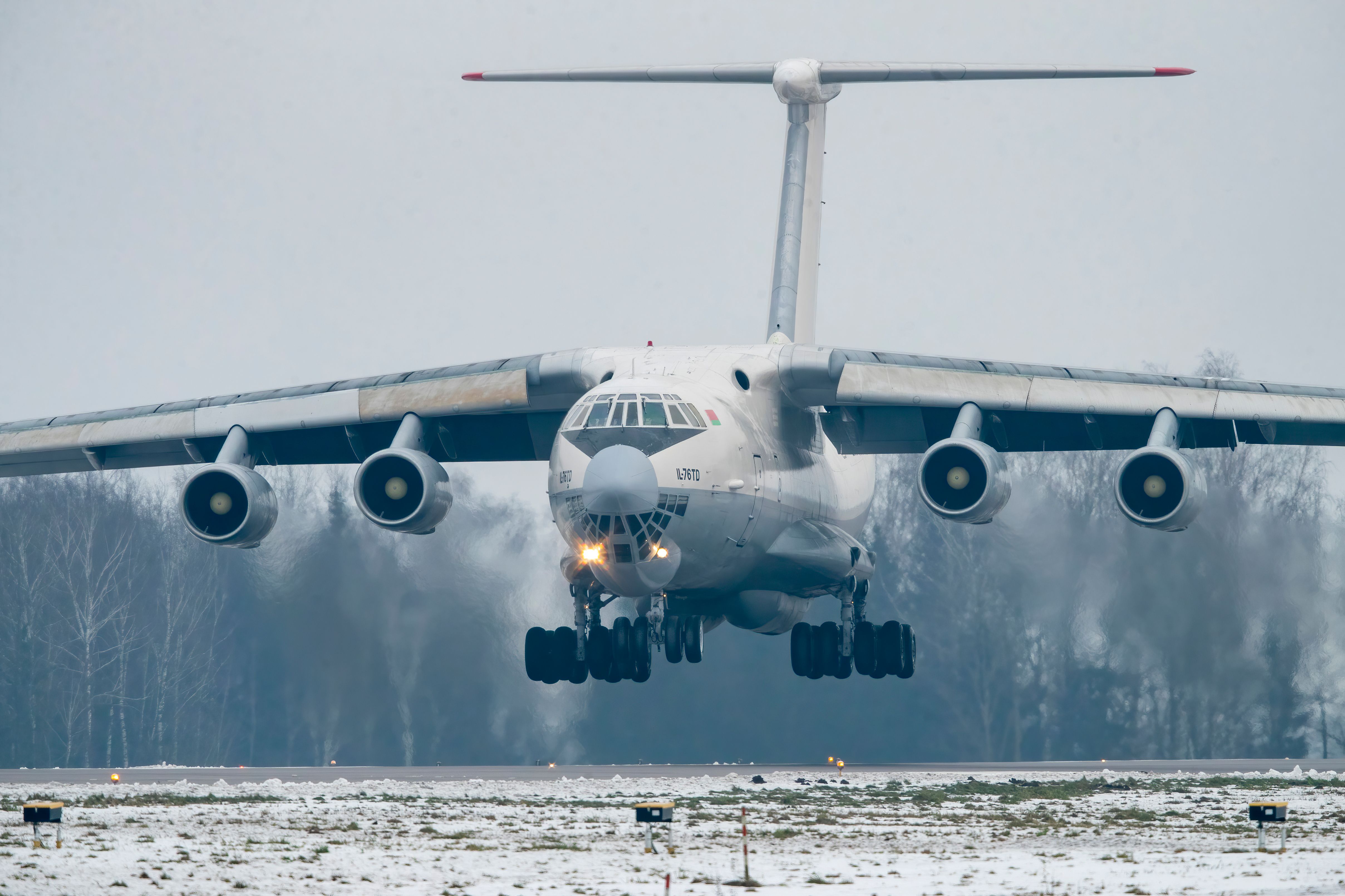 Kaunas Lithuania 2021-01-25 (EW-383TH) Ilyushin Il-76TD - Rubystar