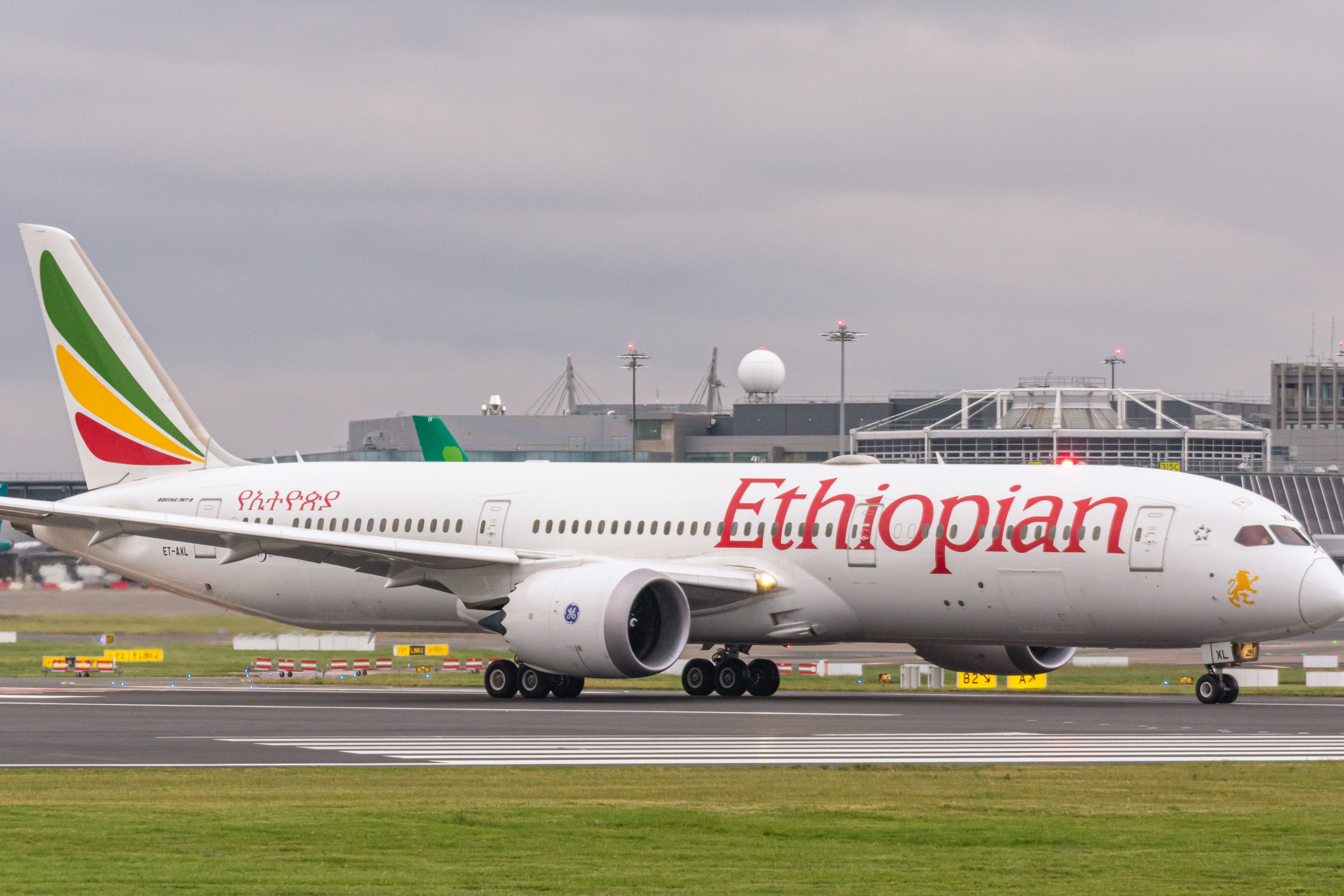 Ethiopian Airlines Boeing 787 Dreamliner at Dublin Airport