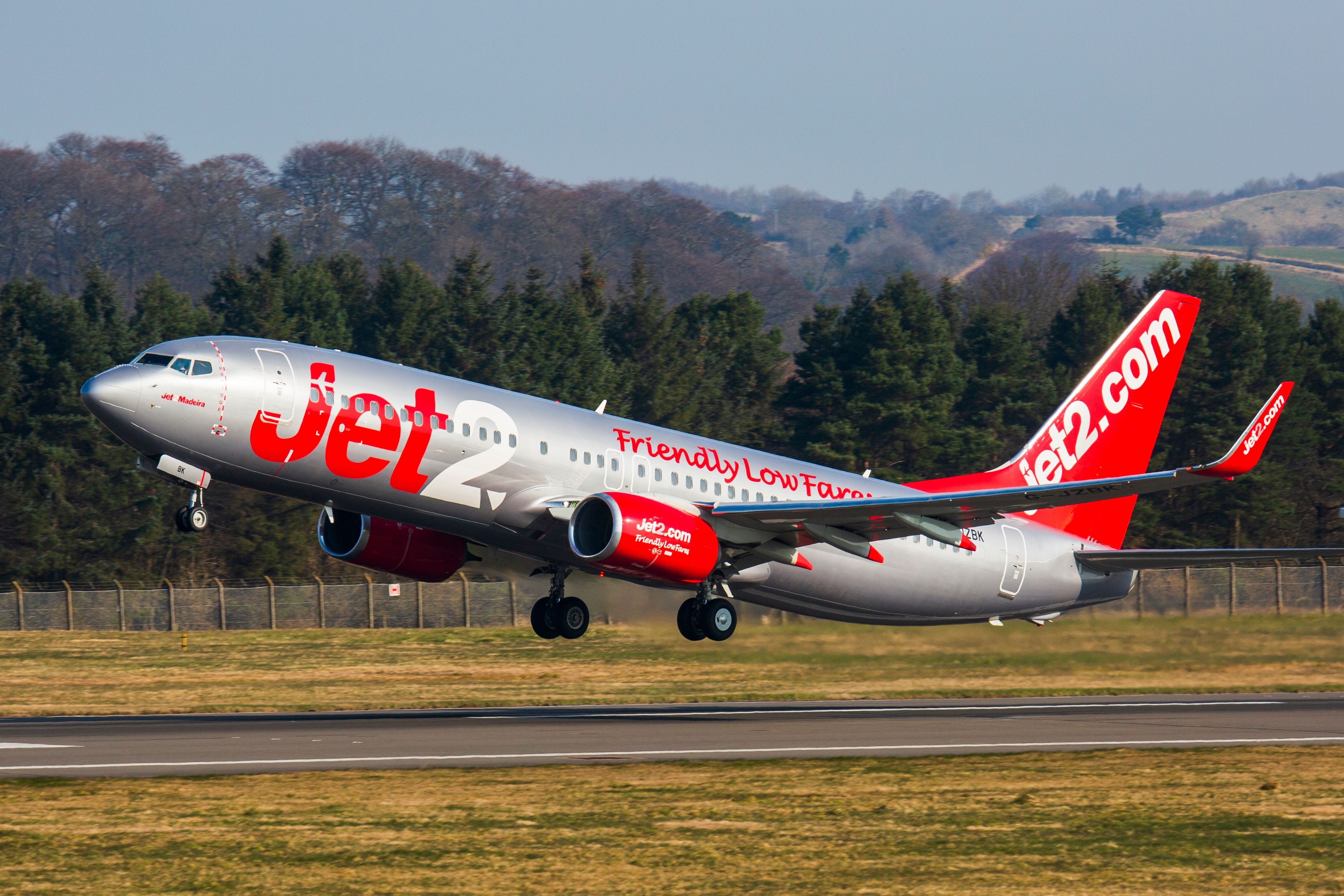 A Jet2 Boeing 737 Departing 