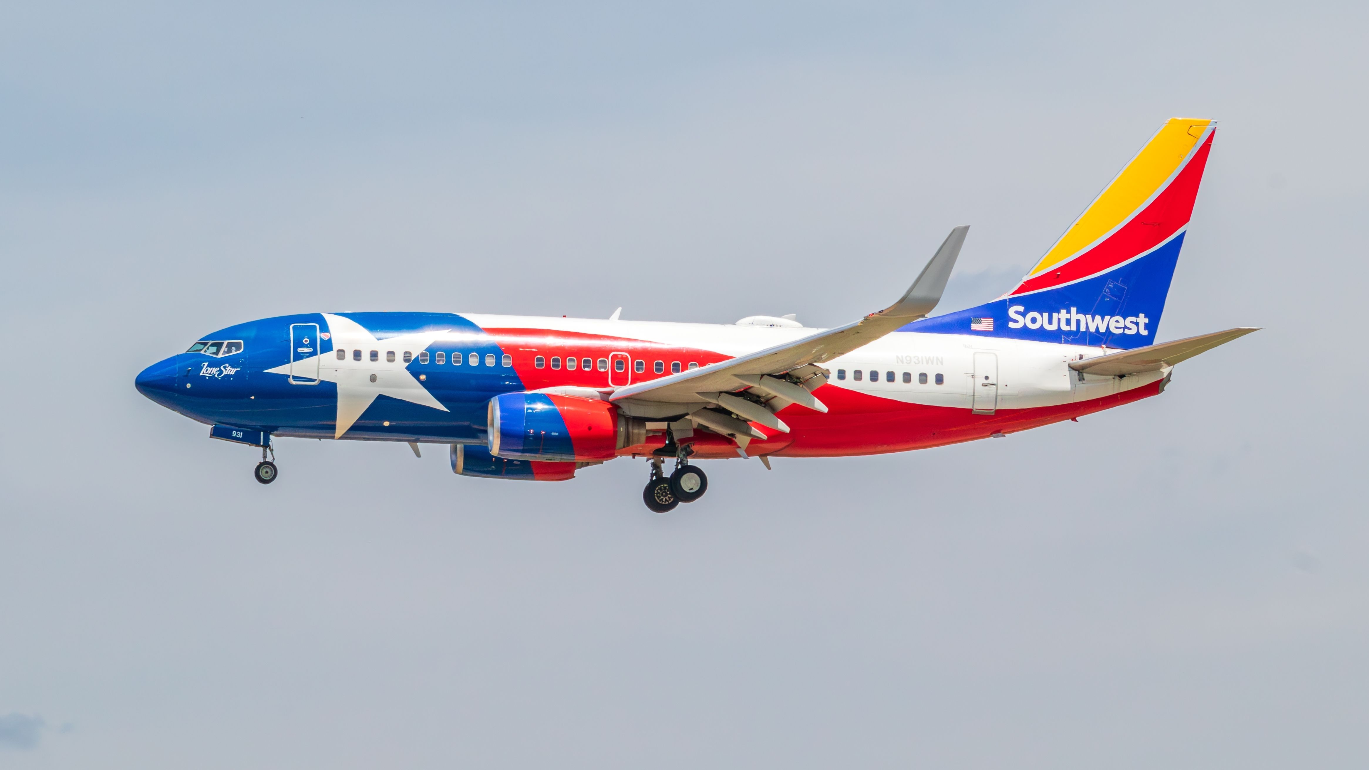 Southwest Airlines Texas 'Lone Star' state livery 