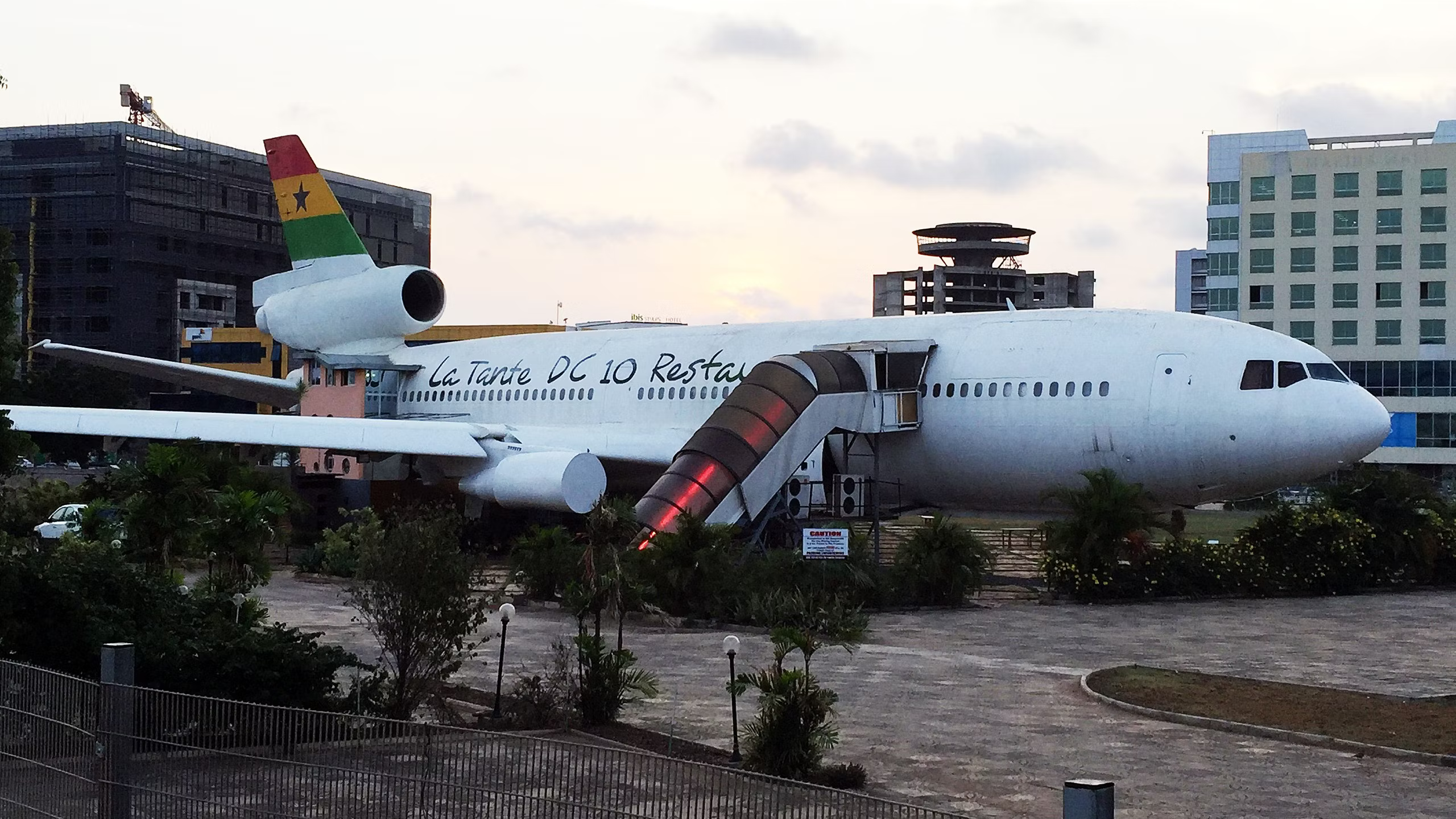 The Ghana DC-10 Restaurant.