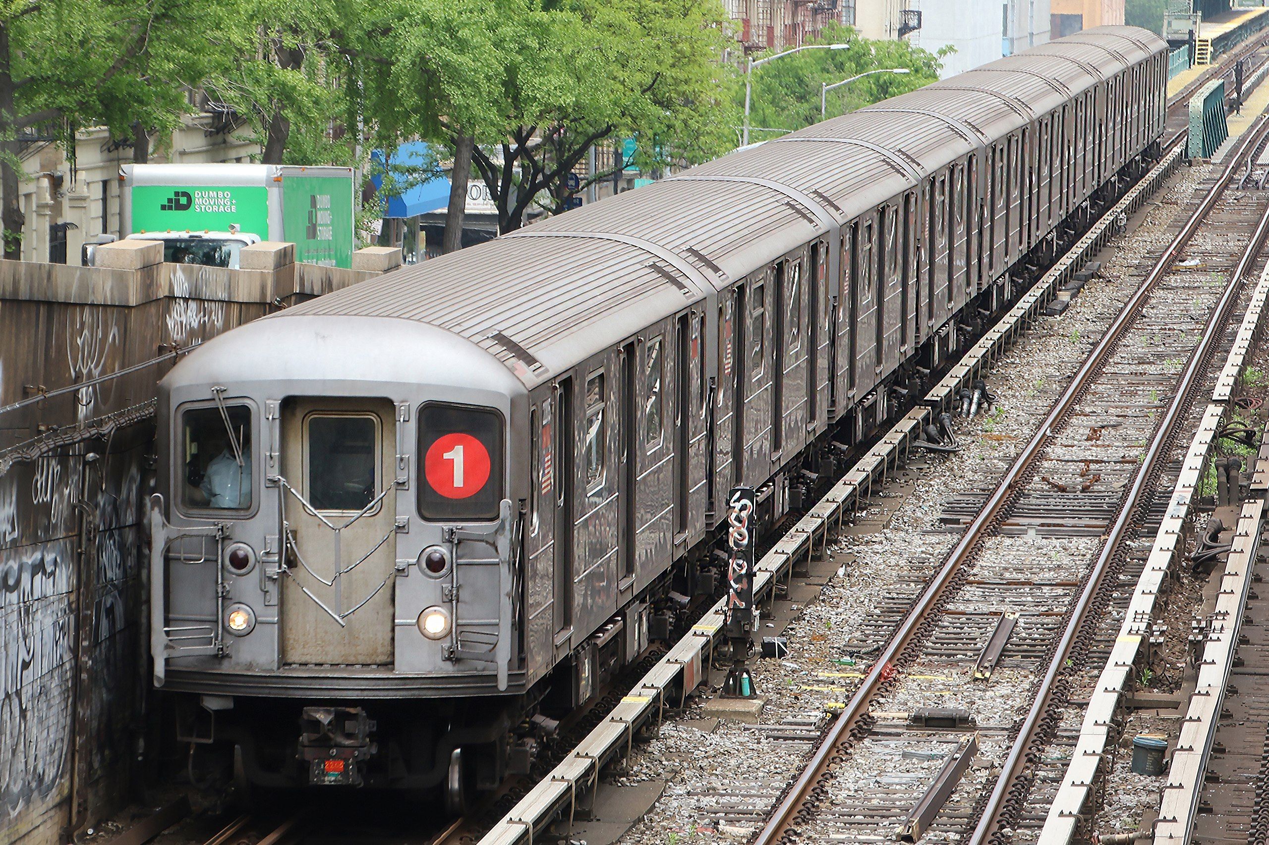 New York MTA subway train Bombardier