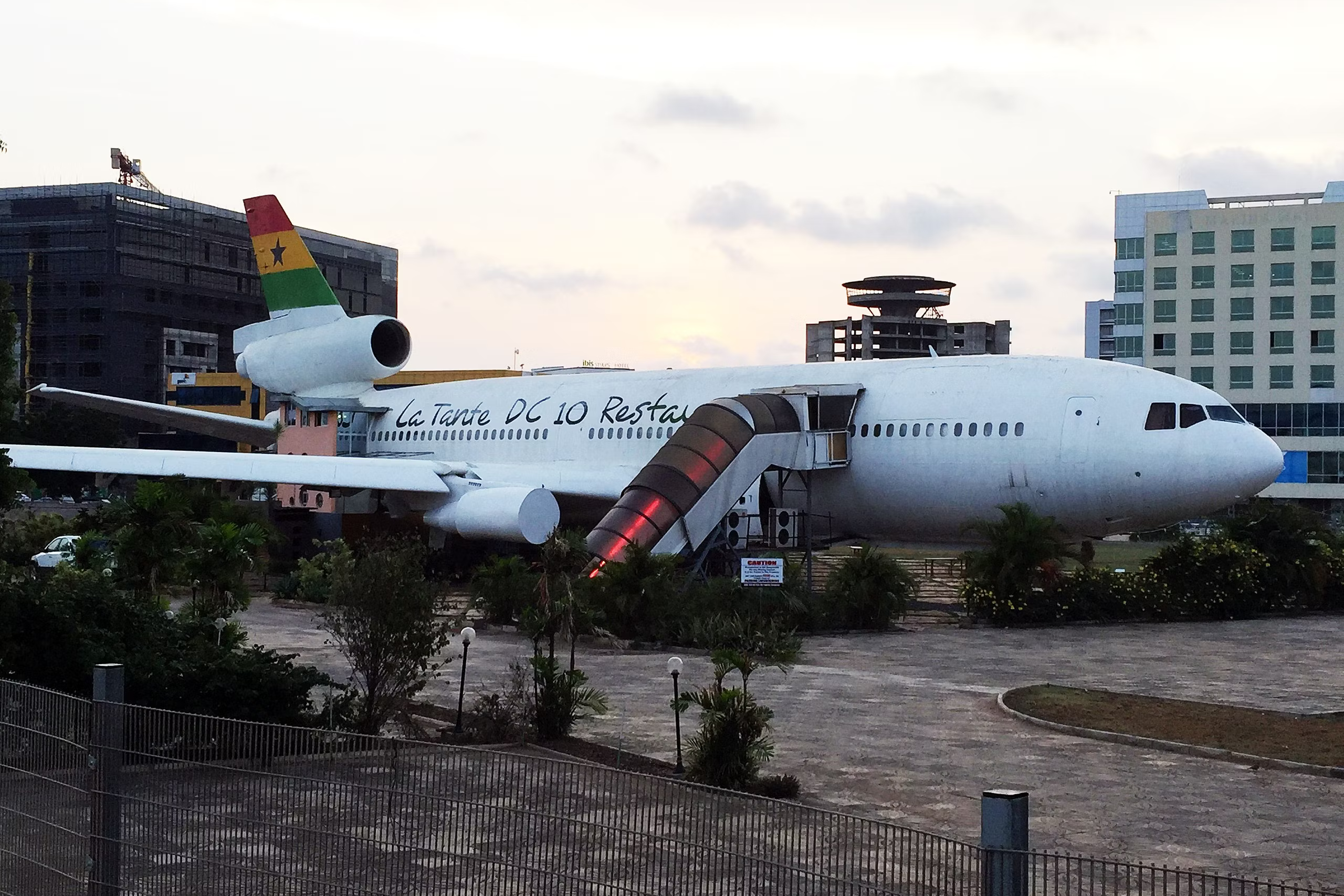 The Ghana DC-10 Restaurant.