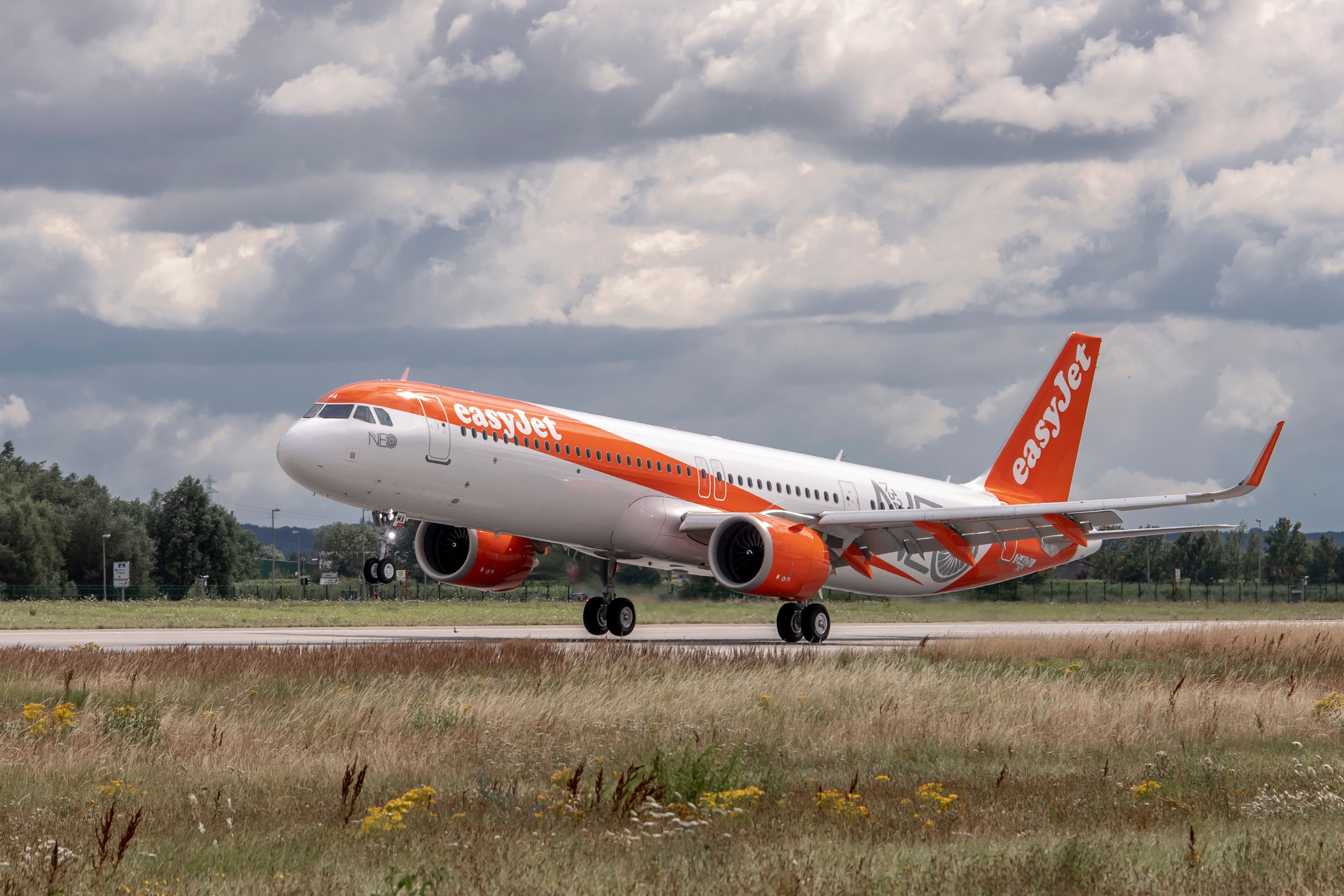 easyJet Airbus A321neo Taking Off
