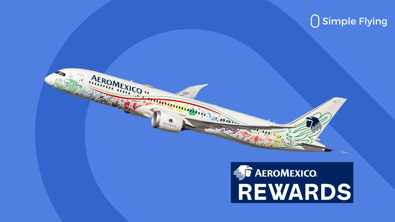 An Aeromexico aircraft.