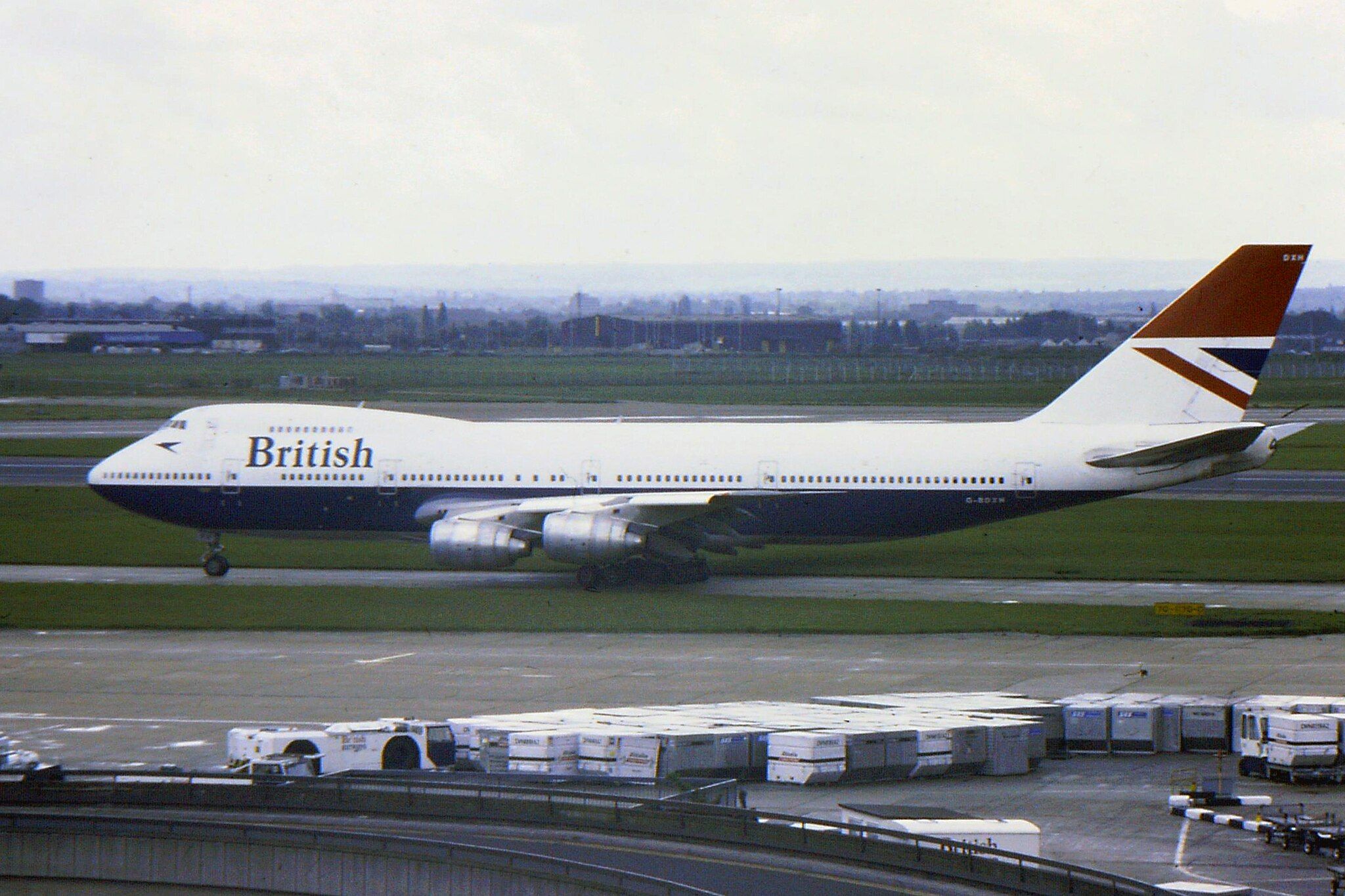 British Airways B747-200 at LHR
