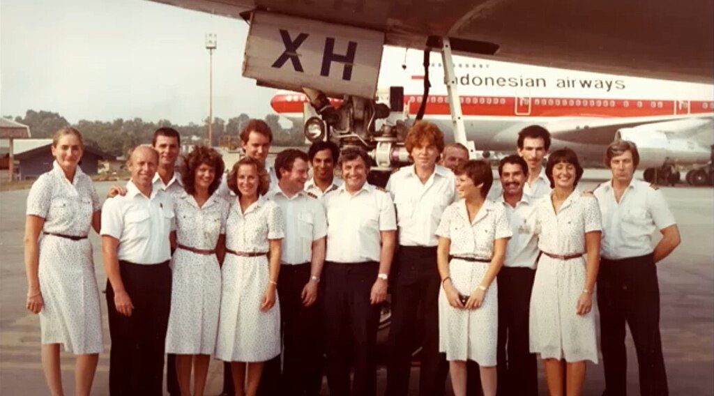 British Airways Flight009 Crew at Halim Airport