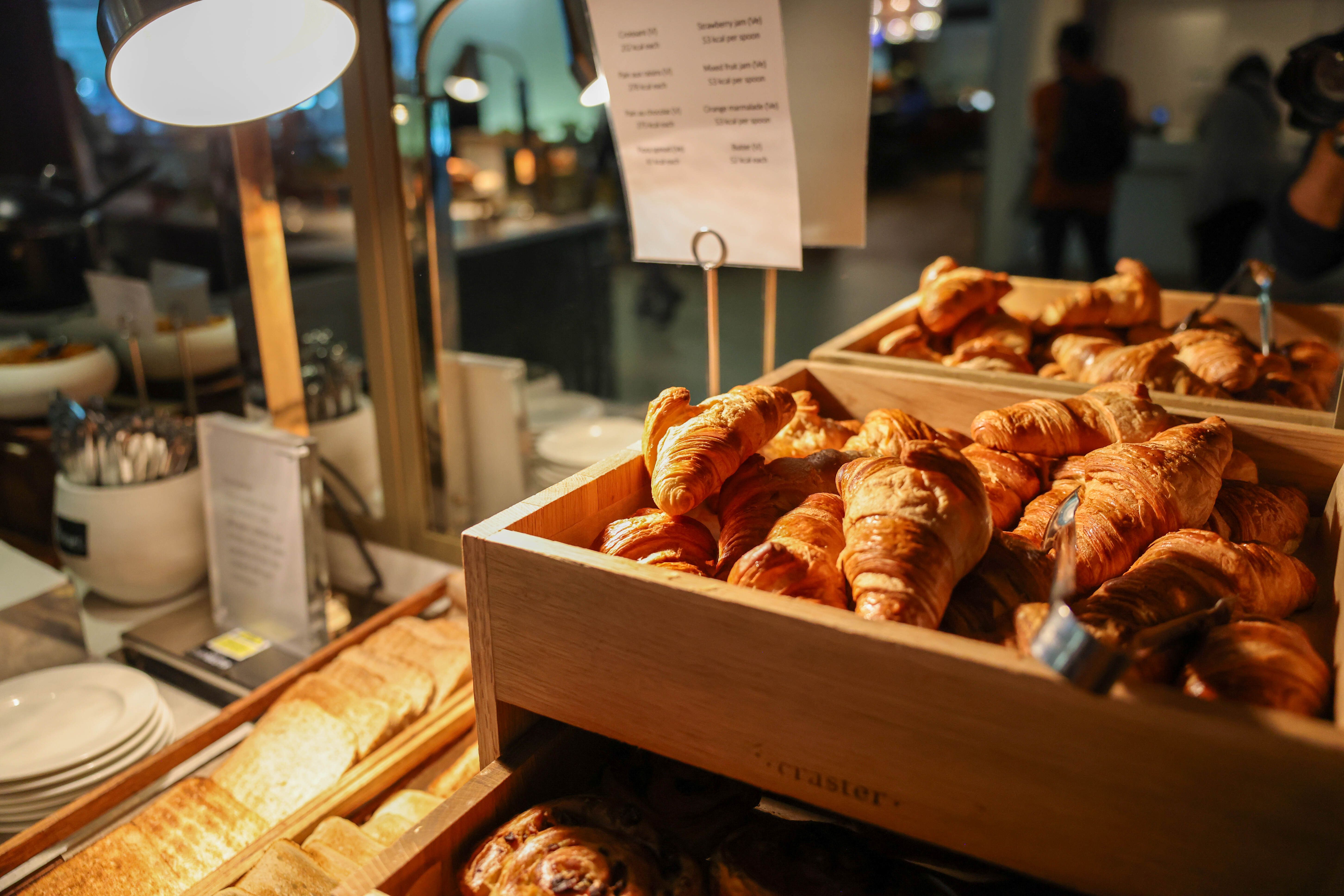 British Airways lounge snacks