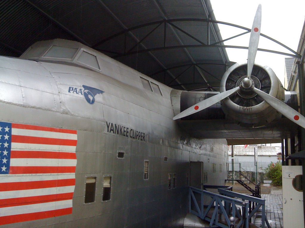 A Boeing 314 on display.
