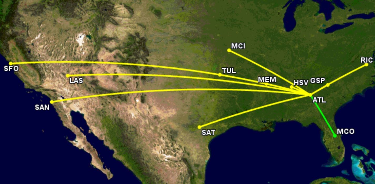 180 Weekly Flights Exploring The Huge Atlanta Orlando Market