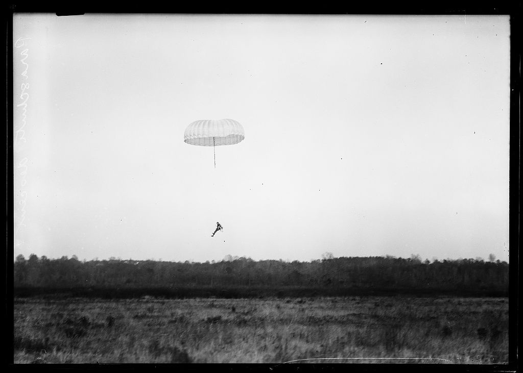 Early parachute testing