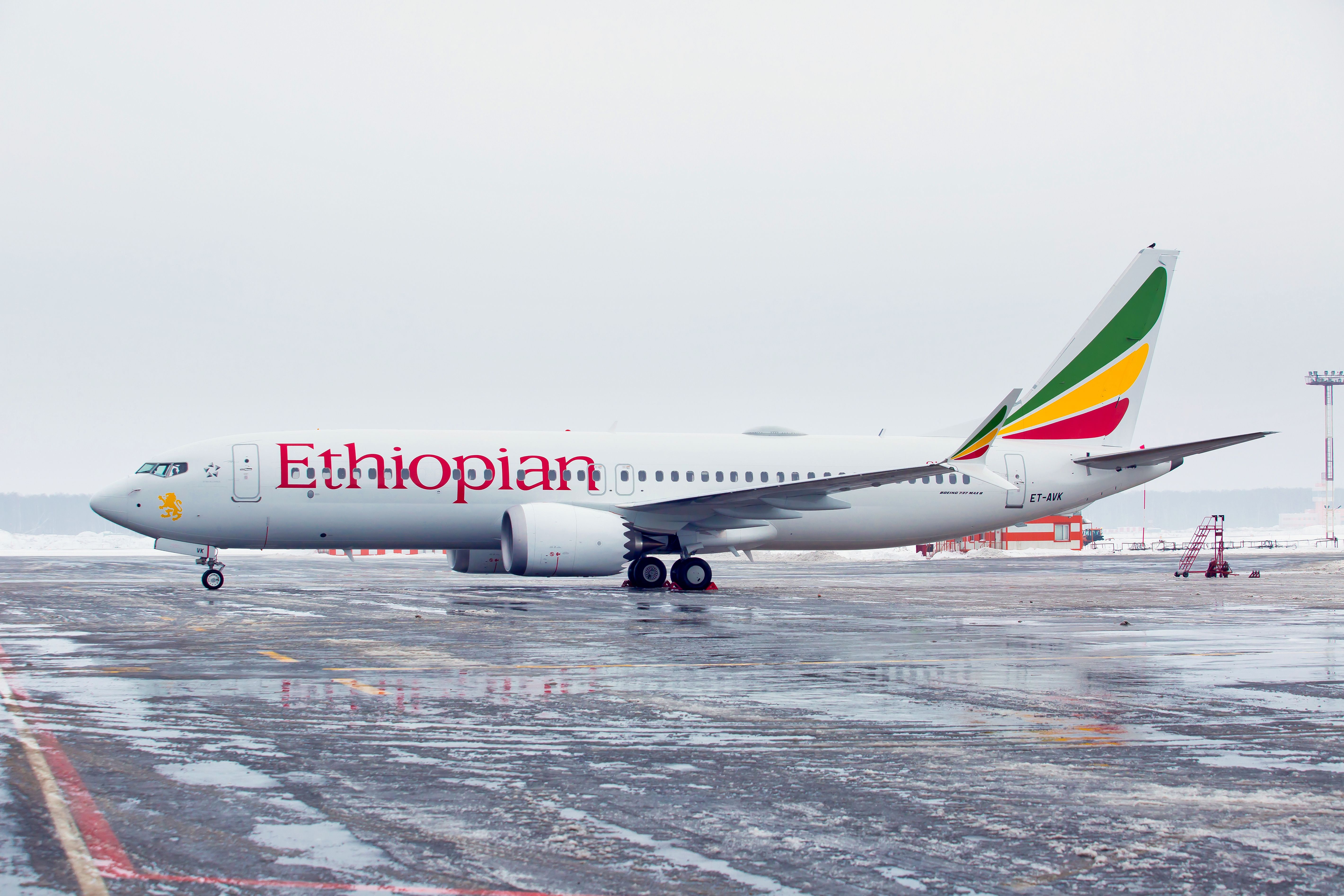 Ethiopian Airlines Boeing 737 MAX at Stockholm Arlanda Airport ARN