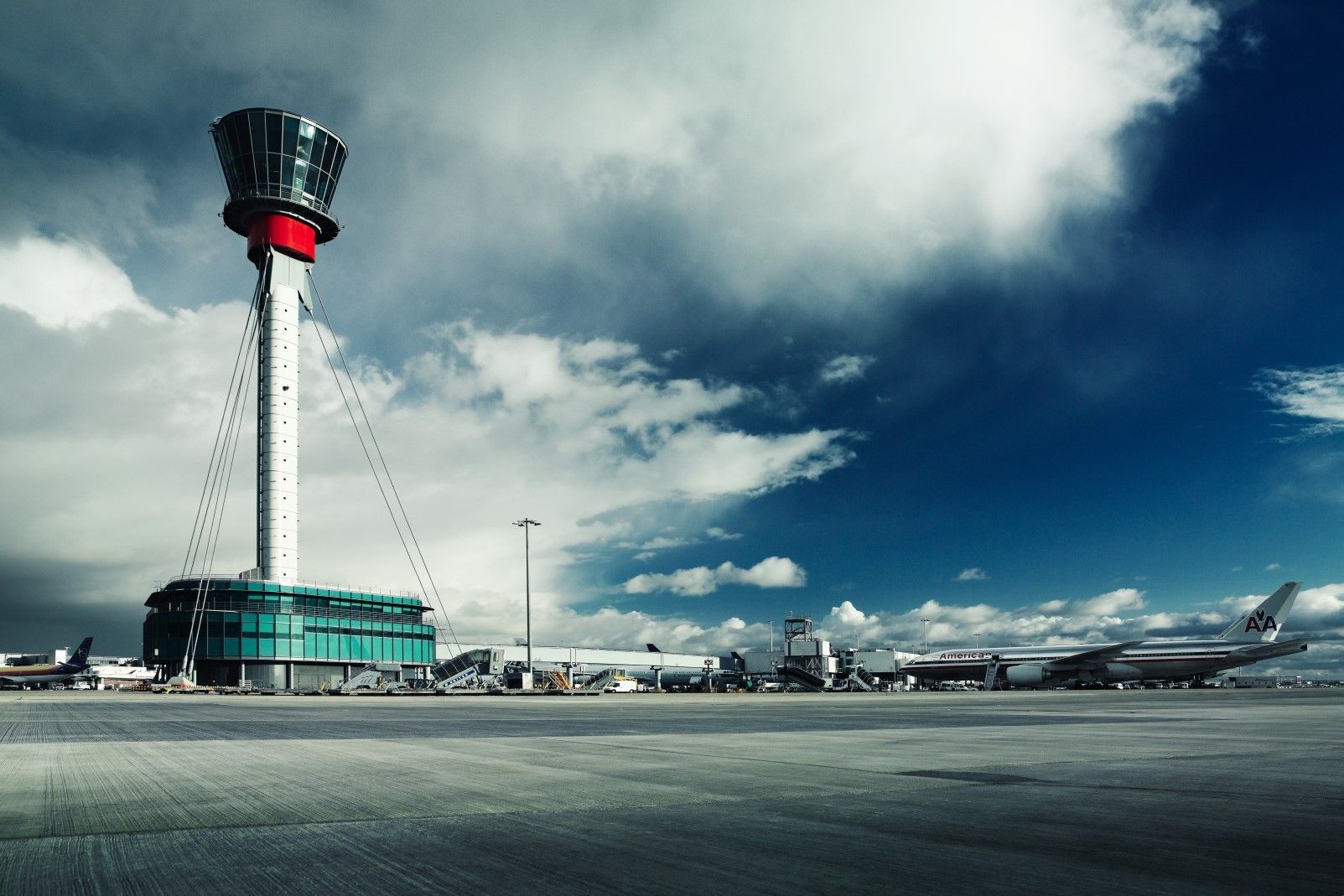 London Heathrow Airport Ground View