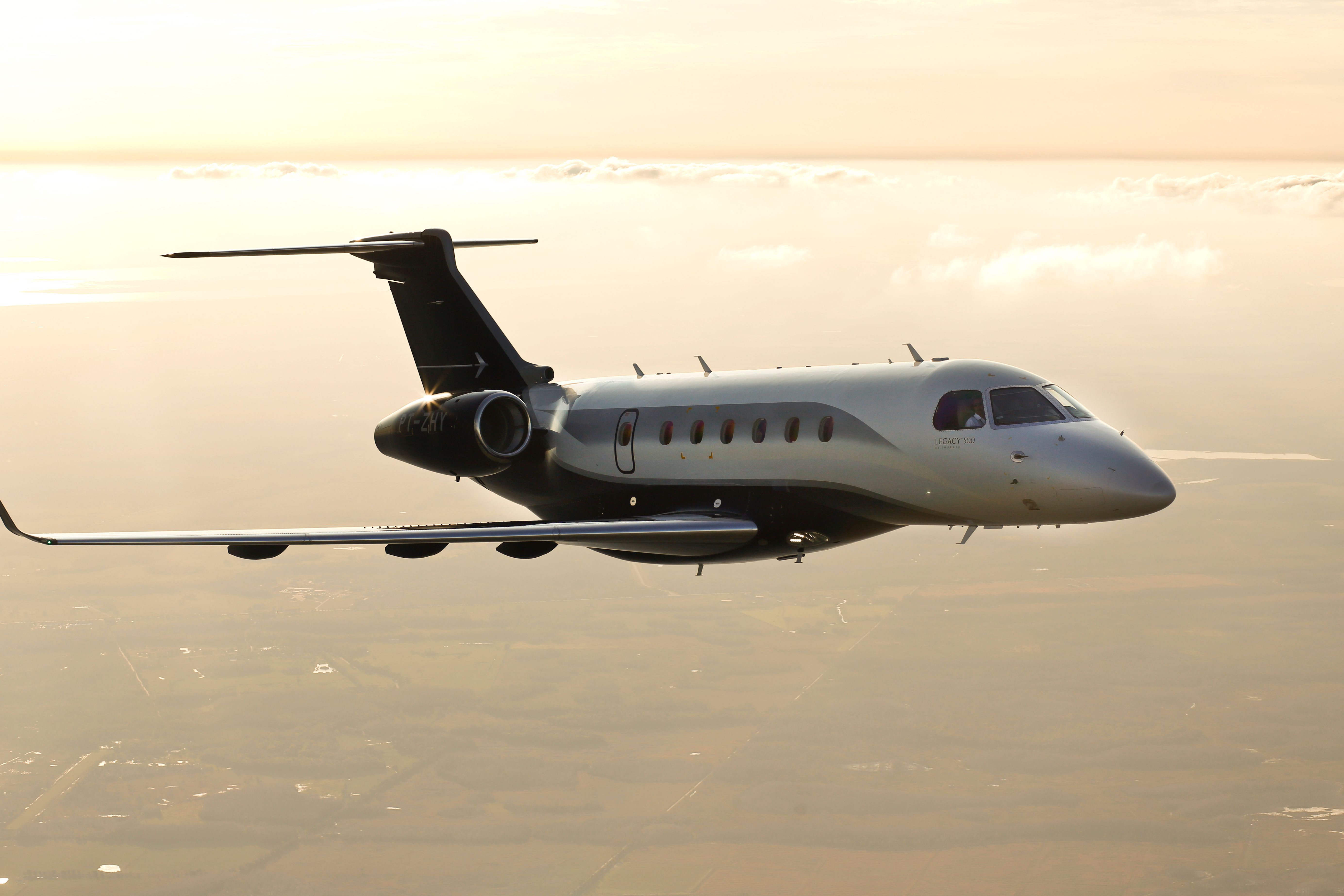 An Embraer Legacy 500