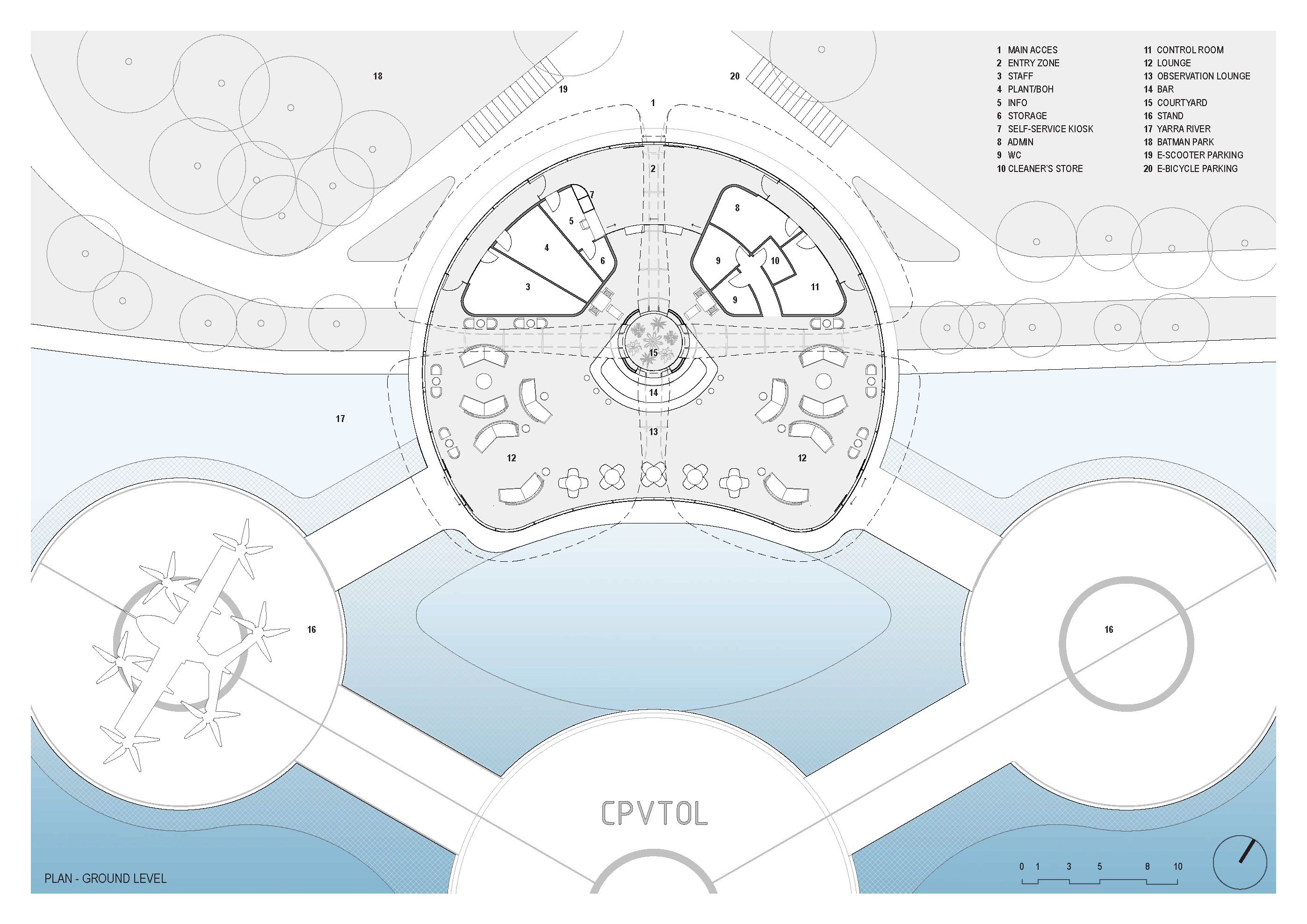 Melbounre vertiport floorplan