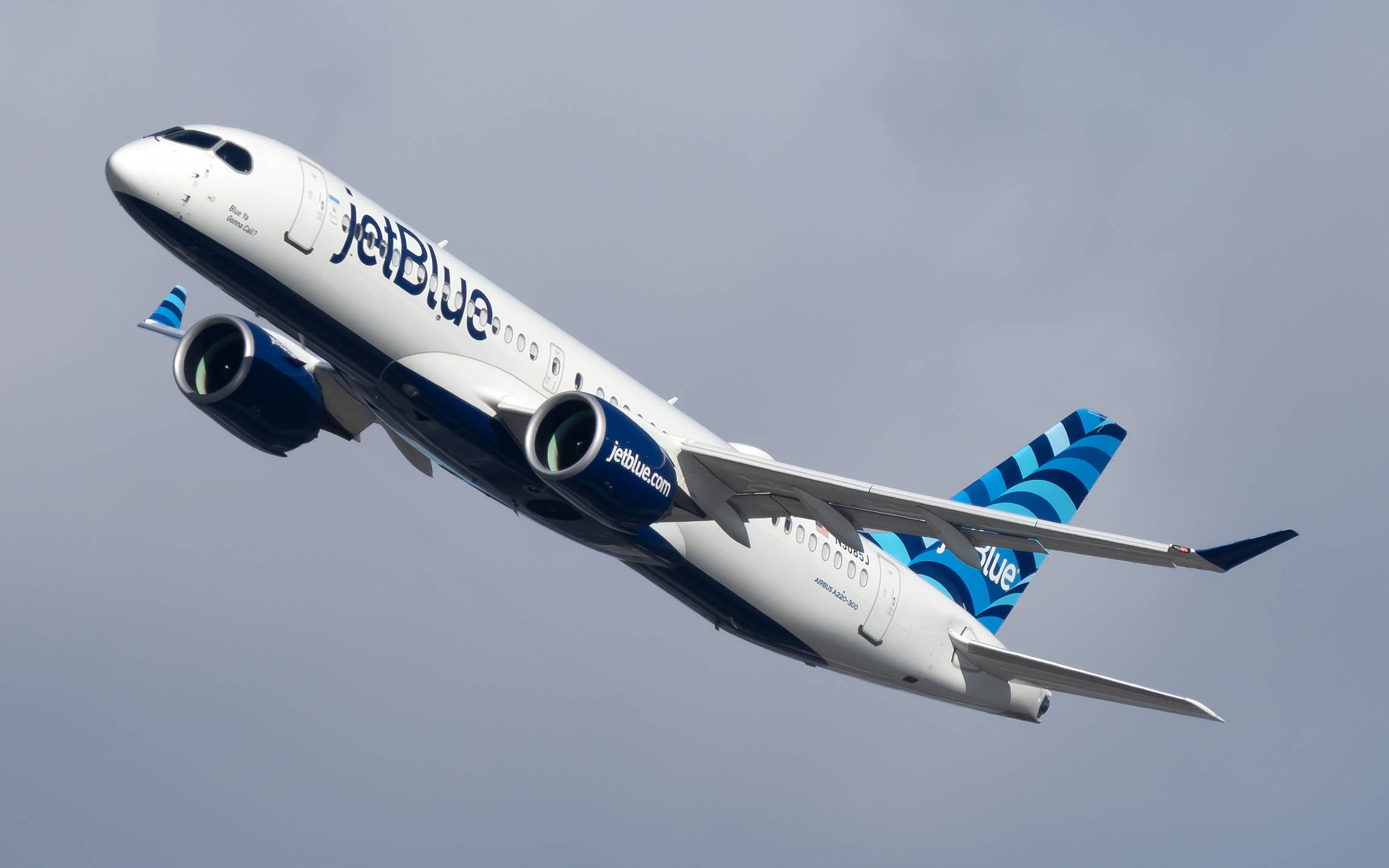 Herpa 535298 JetBlue Airbus A220-300 – Modello Aereo In Scala Da Collezione, Multicolore