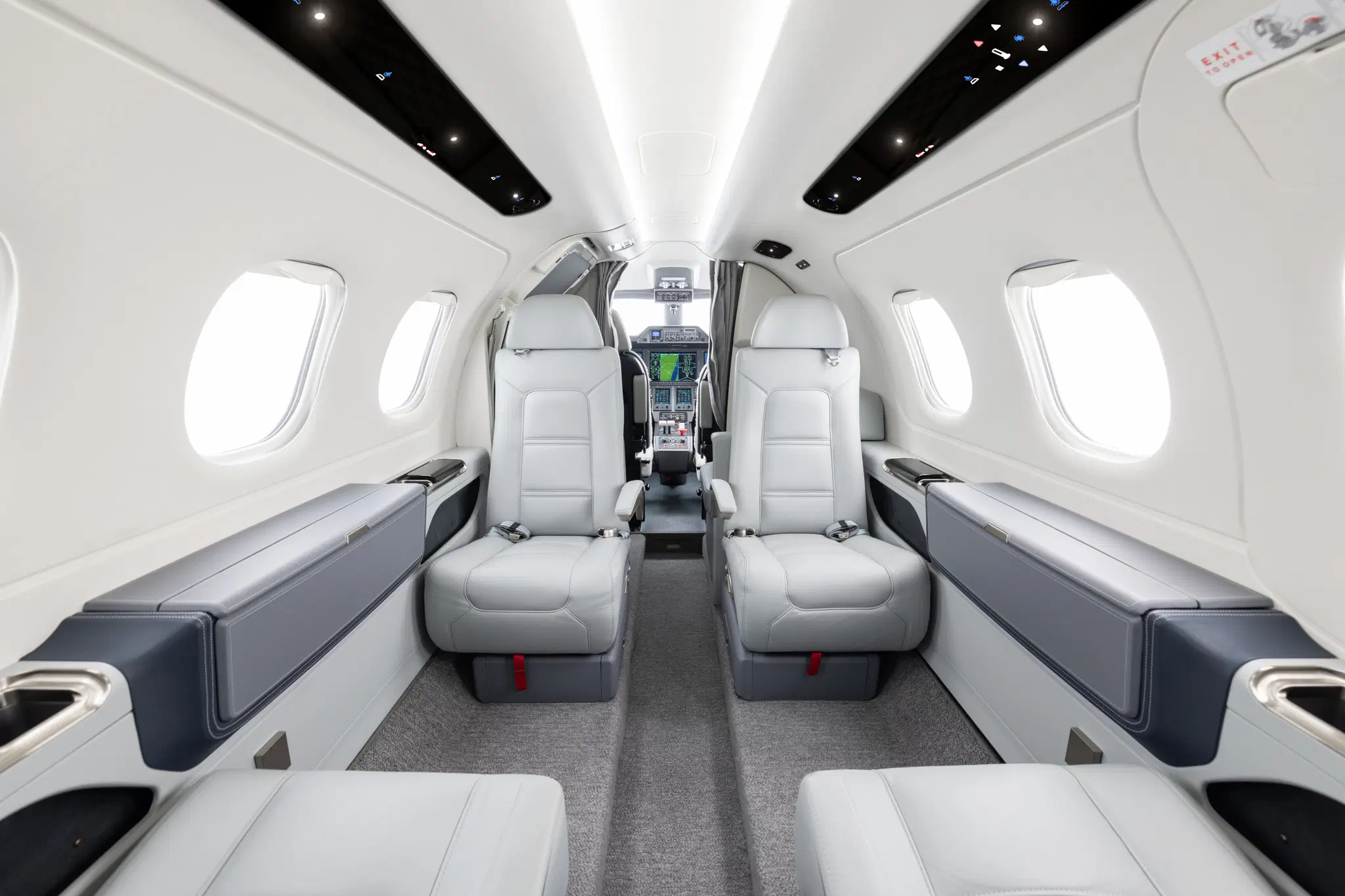 Embraer Phenom 100EX aircraft interior