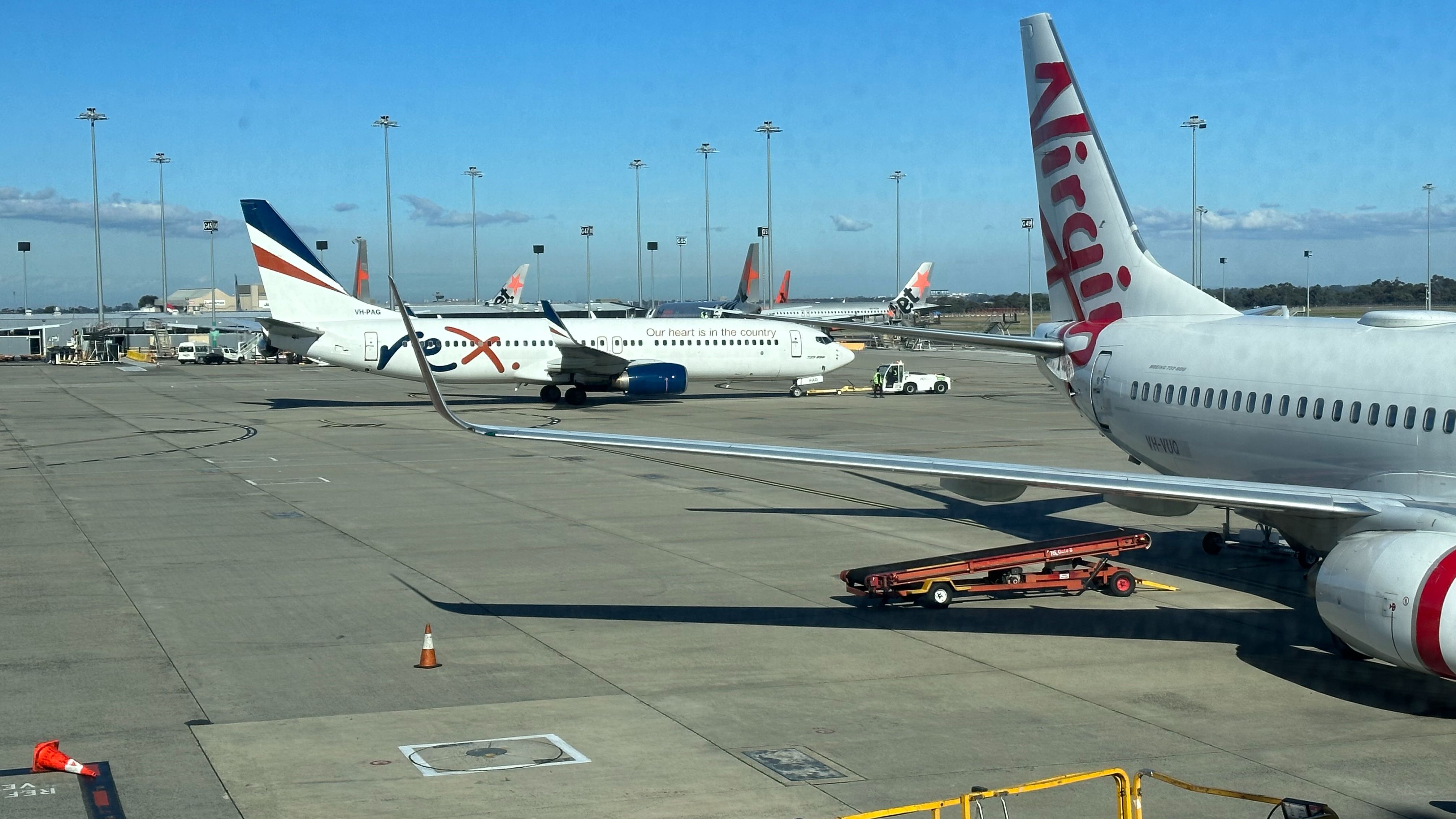 Los Boeing 737 de Rex quedan en tierra mientras la aerolínea entra en ...