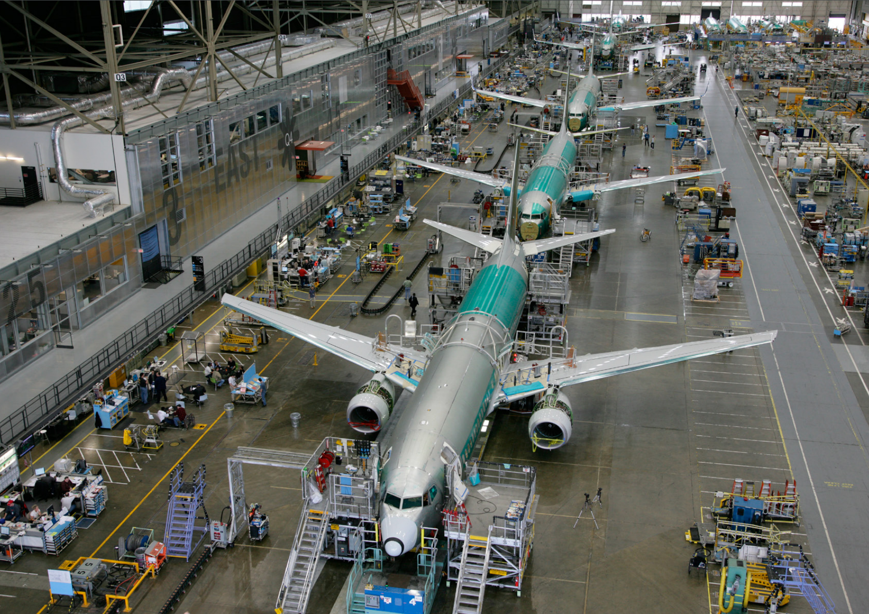 Boeing 737-800BCF conversion line