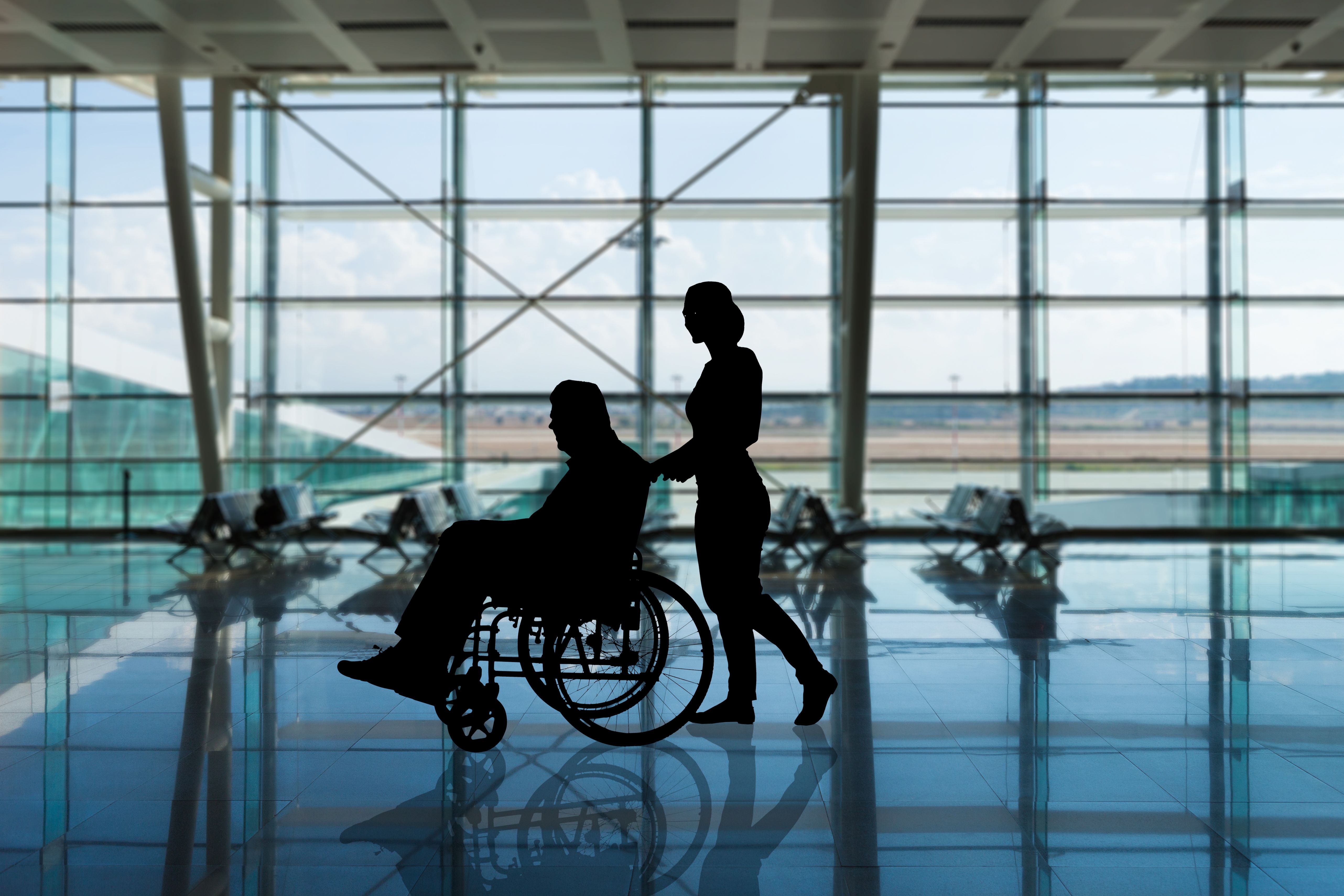 Disabled airport use shutterstock_1588833463