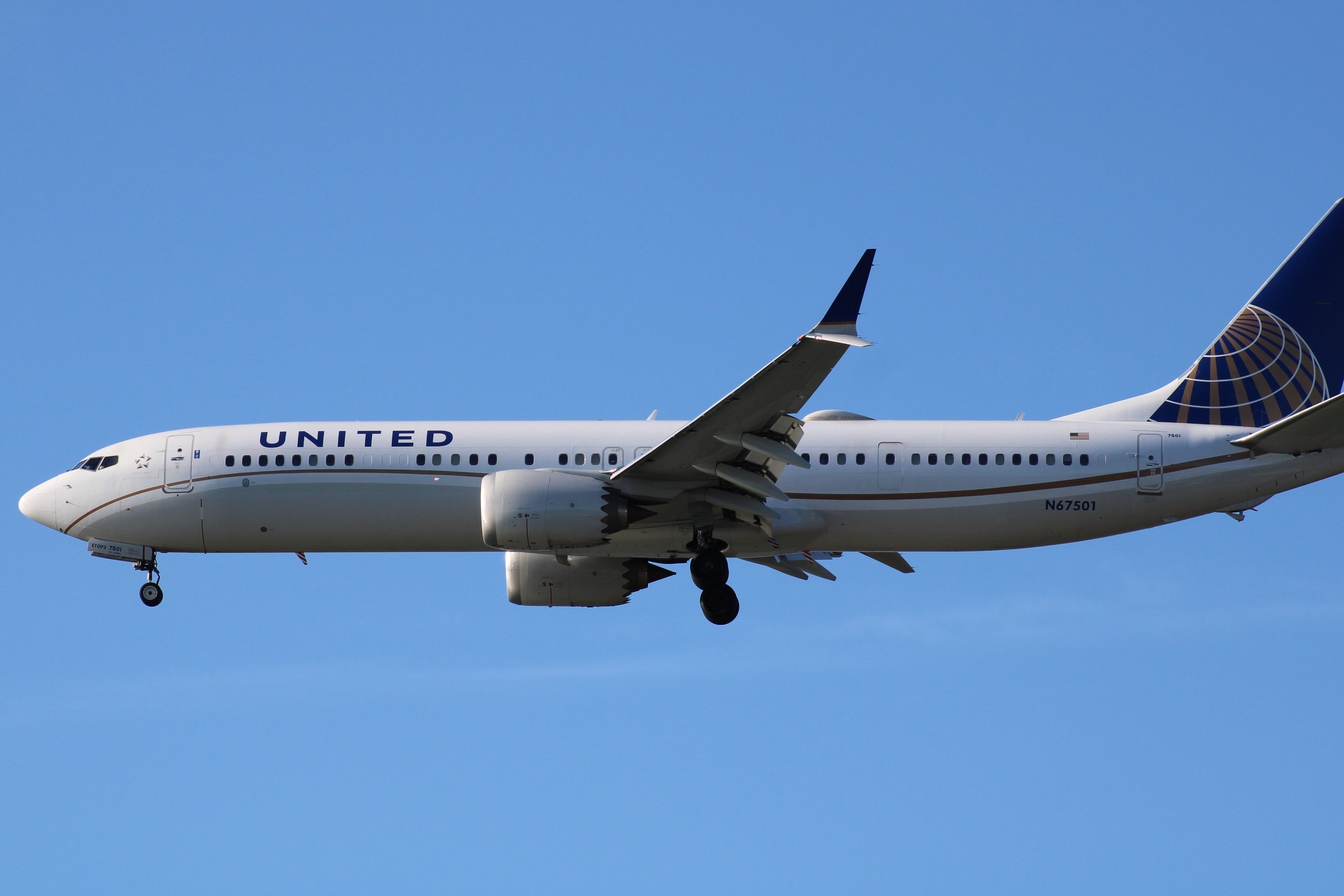 United Airlines Boeing 737 MAX 9