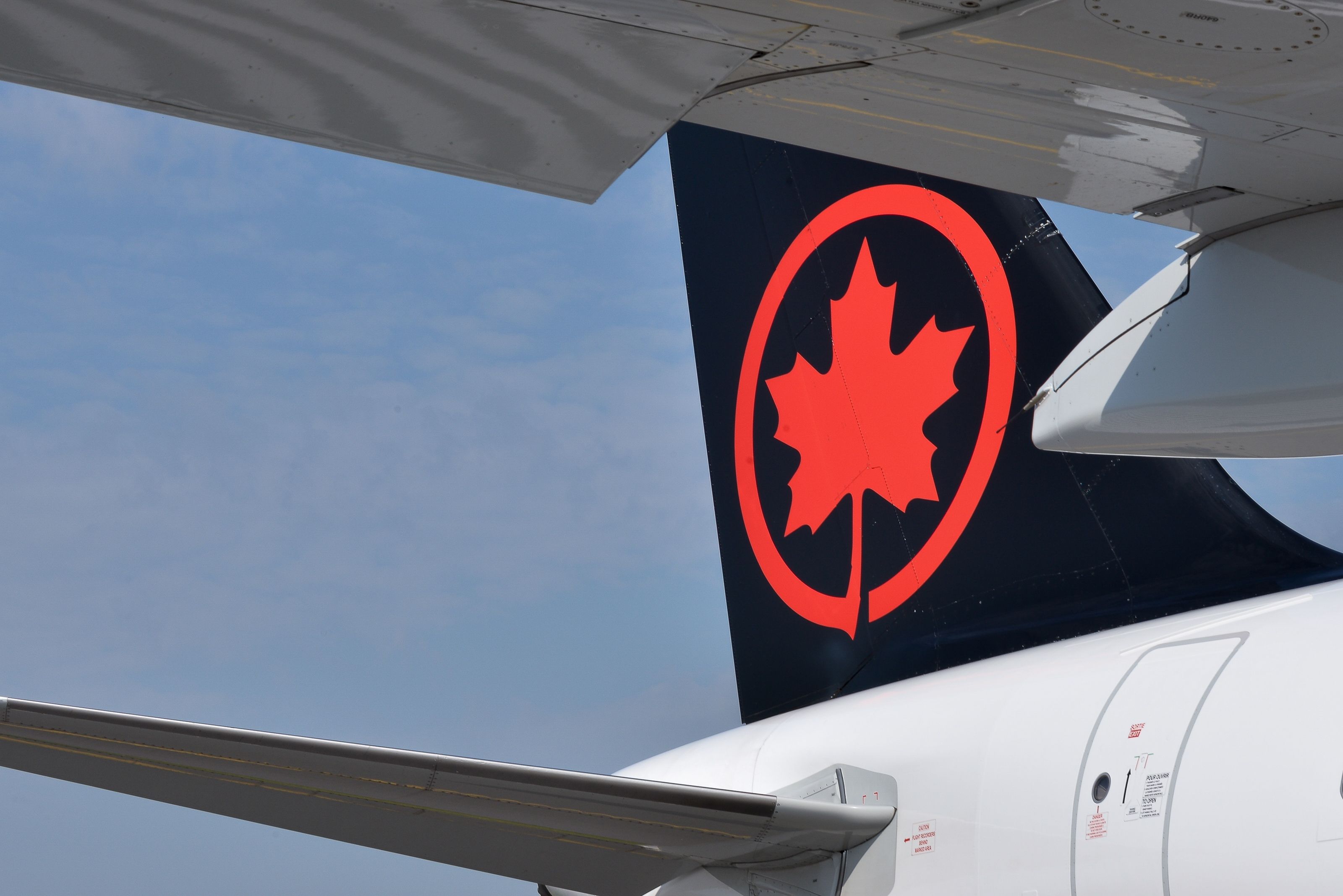 Air Canada aircraft tail