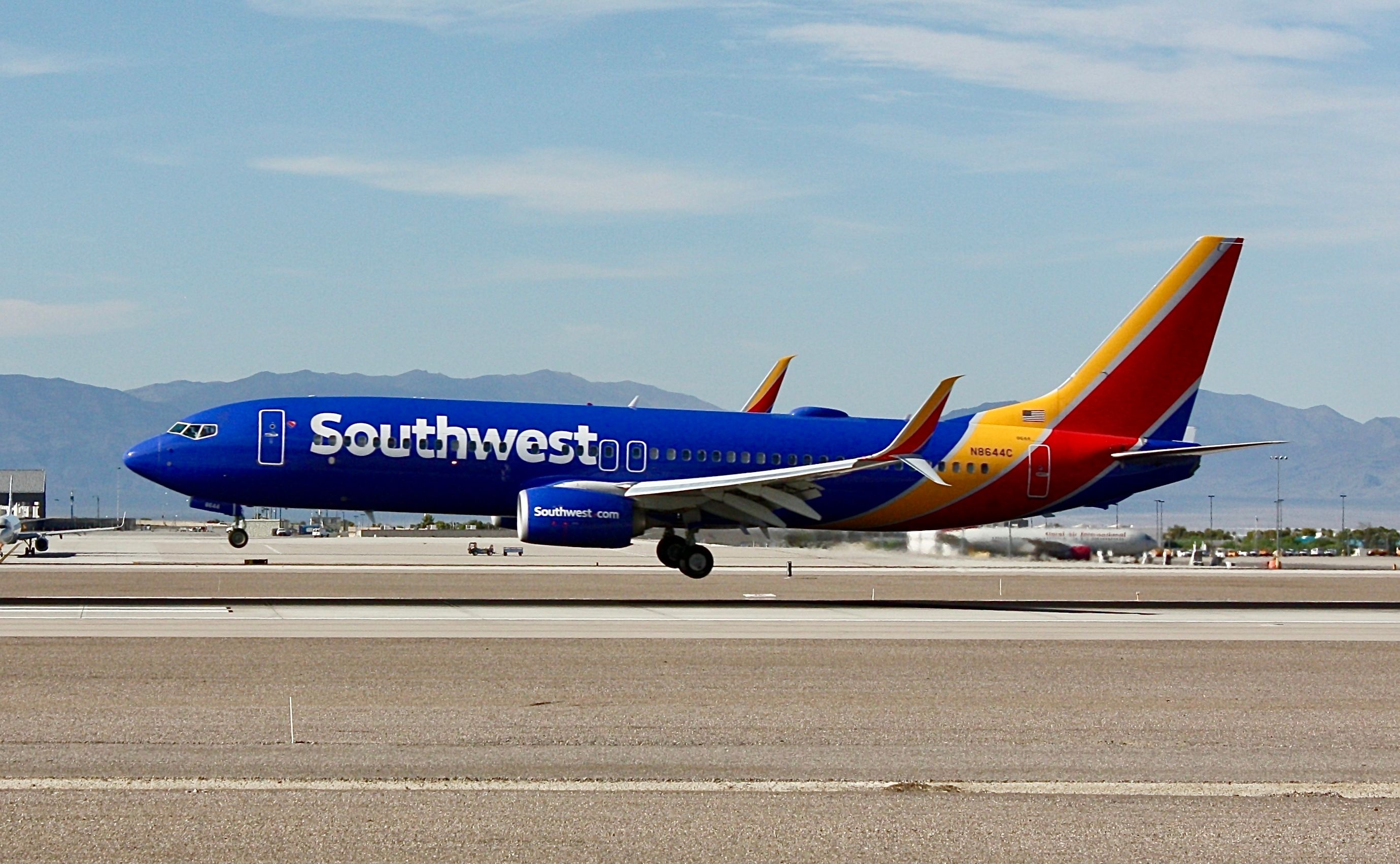 Southwest Boeing 737 at Las Vegas Harry Reid Airport